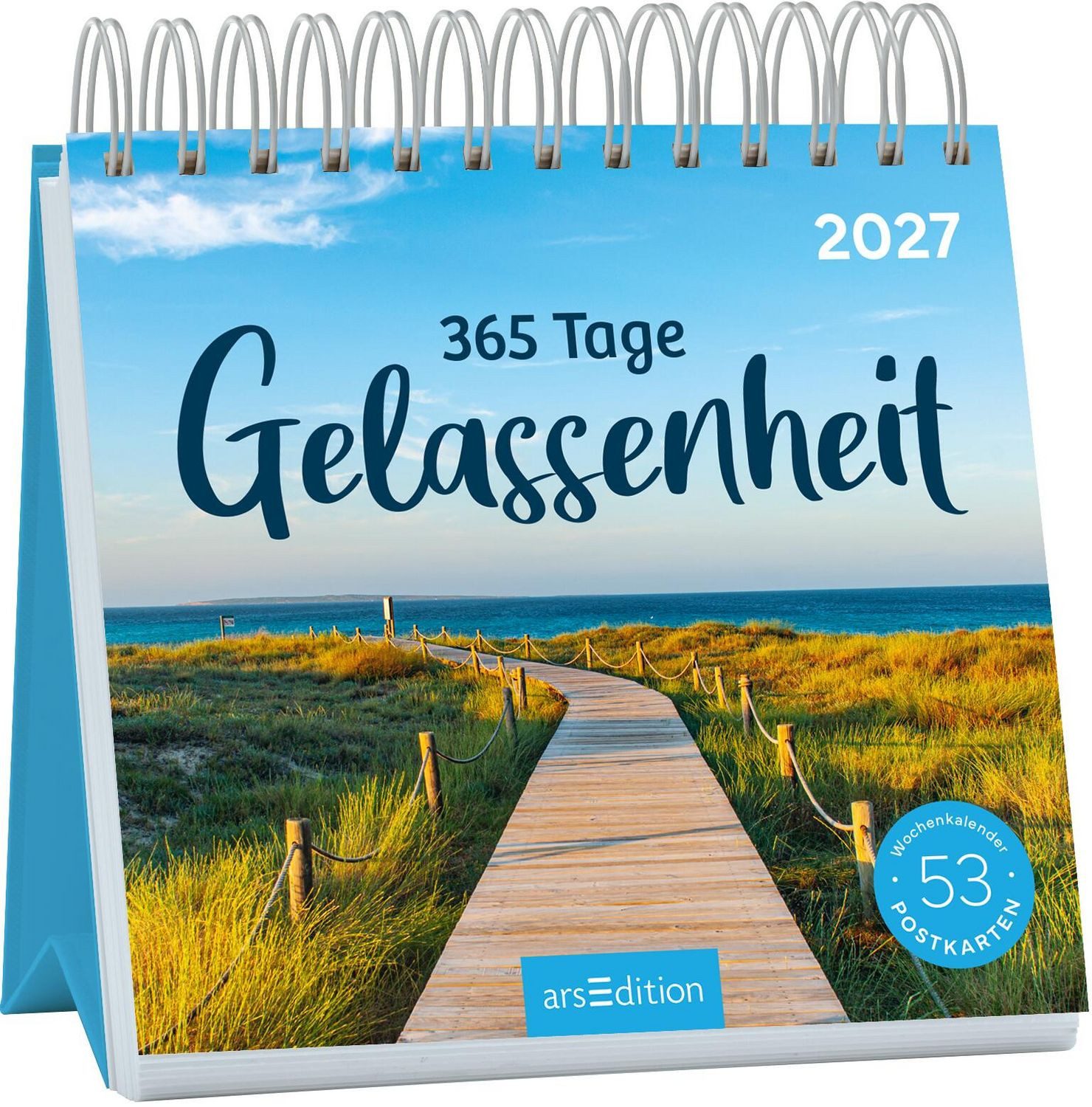 Tischkalender Postkartenkalender 365 Tage Gelassenheit 2027
