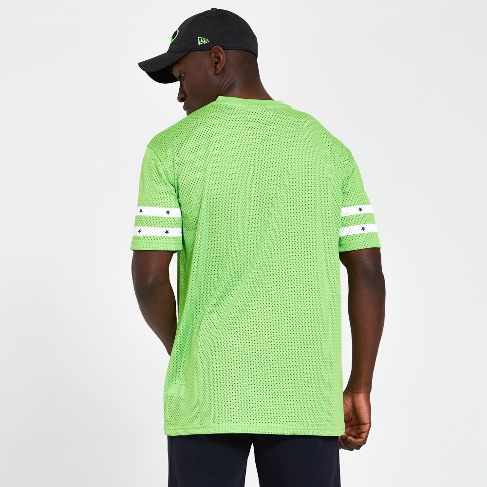 New Era Print-Shirt New Sleeve NFL SEAHAWKS SEATTLE Stripe Era Tee T-Shirt Oversized