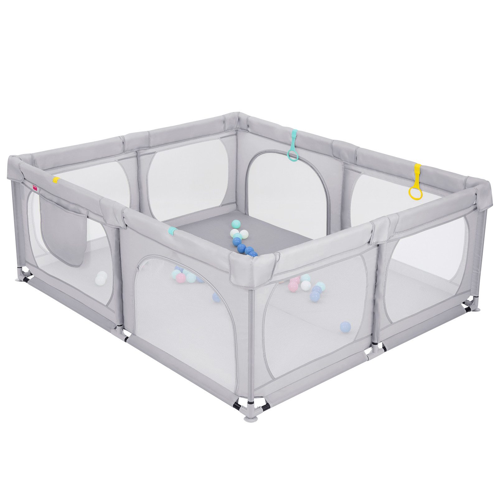 COSTWAY Laufgitter, Laufstall, 189 x 158 günstig online kaufen