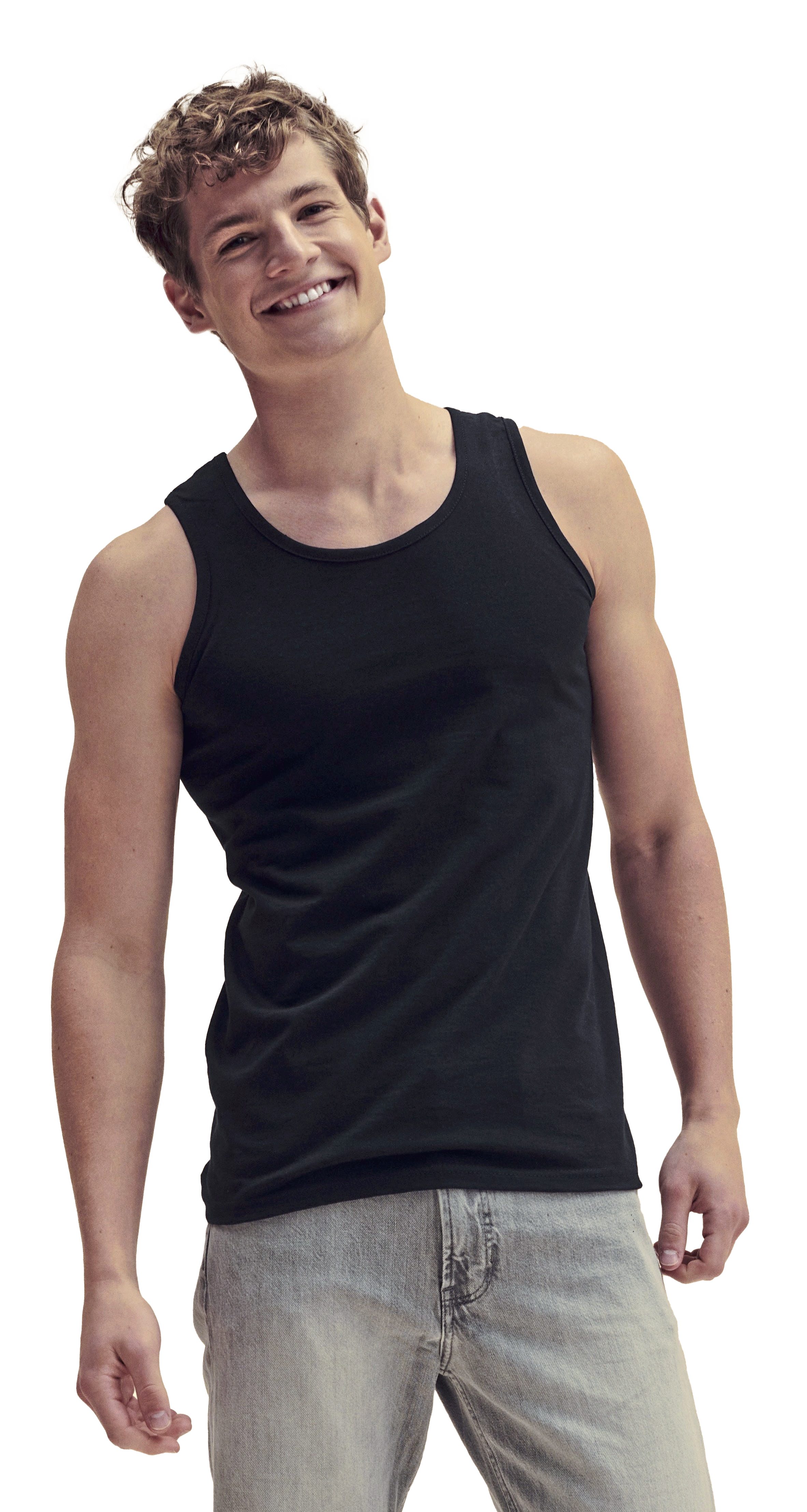 Fruit of the Loom Tanktop Männer Muskelshirt Herren / ärmelloses Shirt im 1er/2er-Set (1-tlg) Gr. S bis 5XL - verschiedene Farben