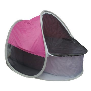 Prémaman Babybett Outdoor Campingbett / Babyzelt mit Fliegennetz, mit Pop-up Wurfzelt-Funktion (selbstaufbauend)