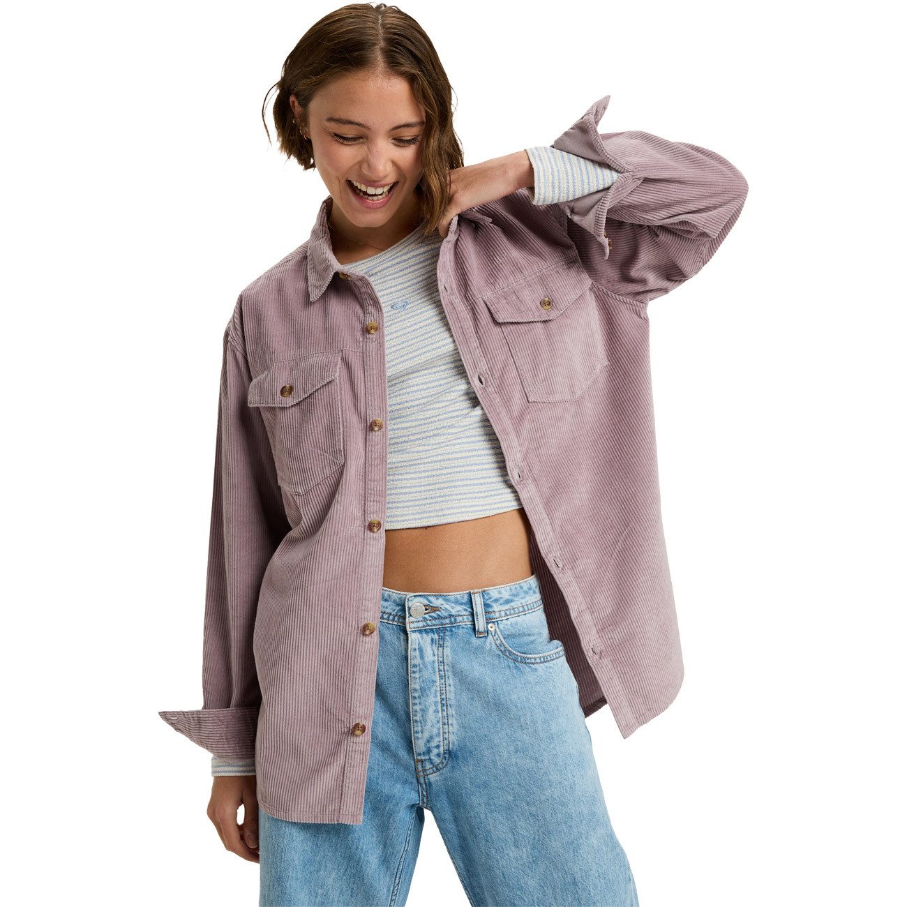 Roxy Langarmhemd LET IT GO CORD günstig online kaufen