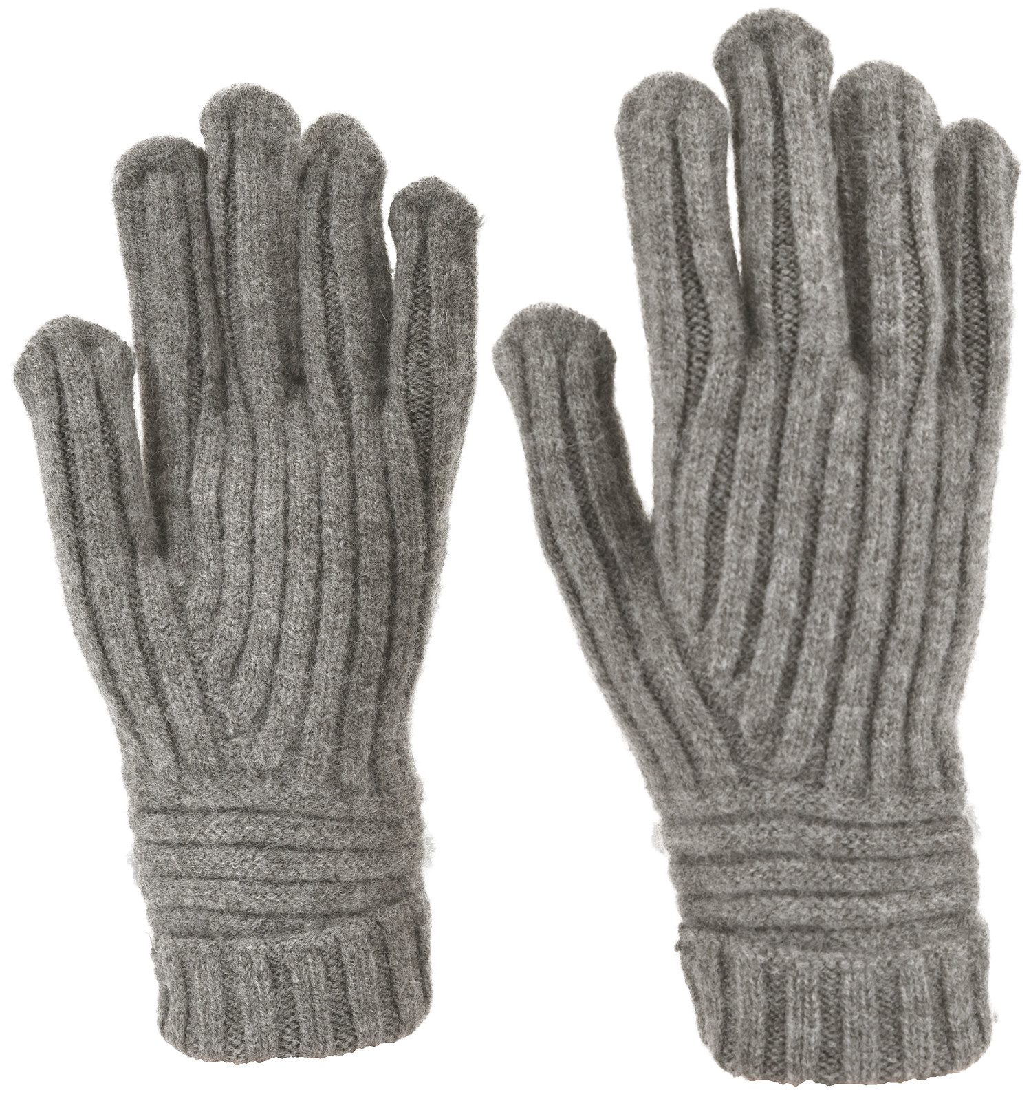 styleBREAKER Strickhandschuhe Strickhandschuhe mit Rippenmuster (1-St)