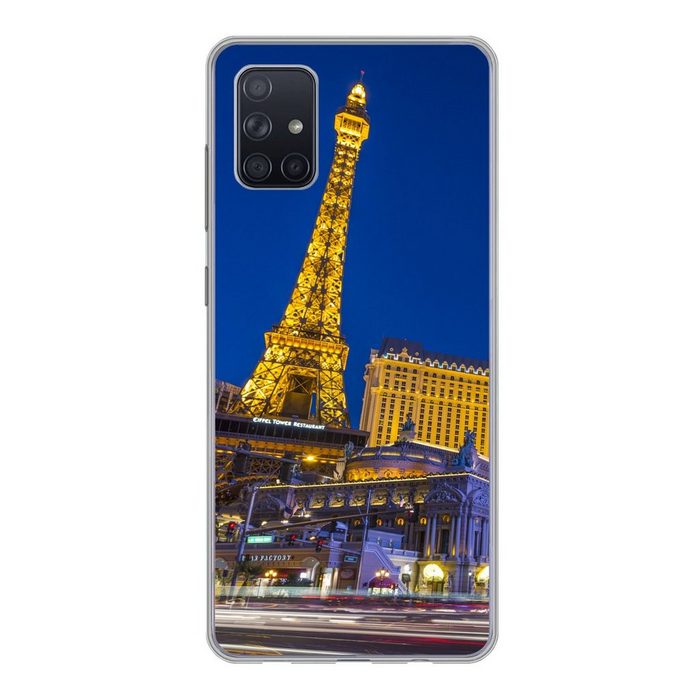 MuchoWow Handyhülle Strip - Las Vegas - Amerika Phone Case Handyhülle Samsung Galaxy A71 Silikon Schutzhülle
