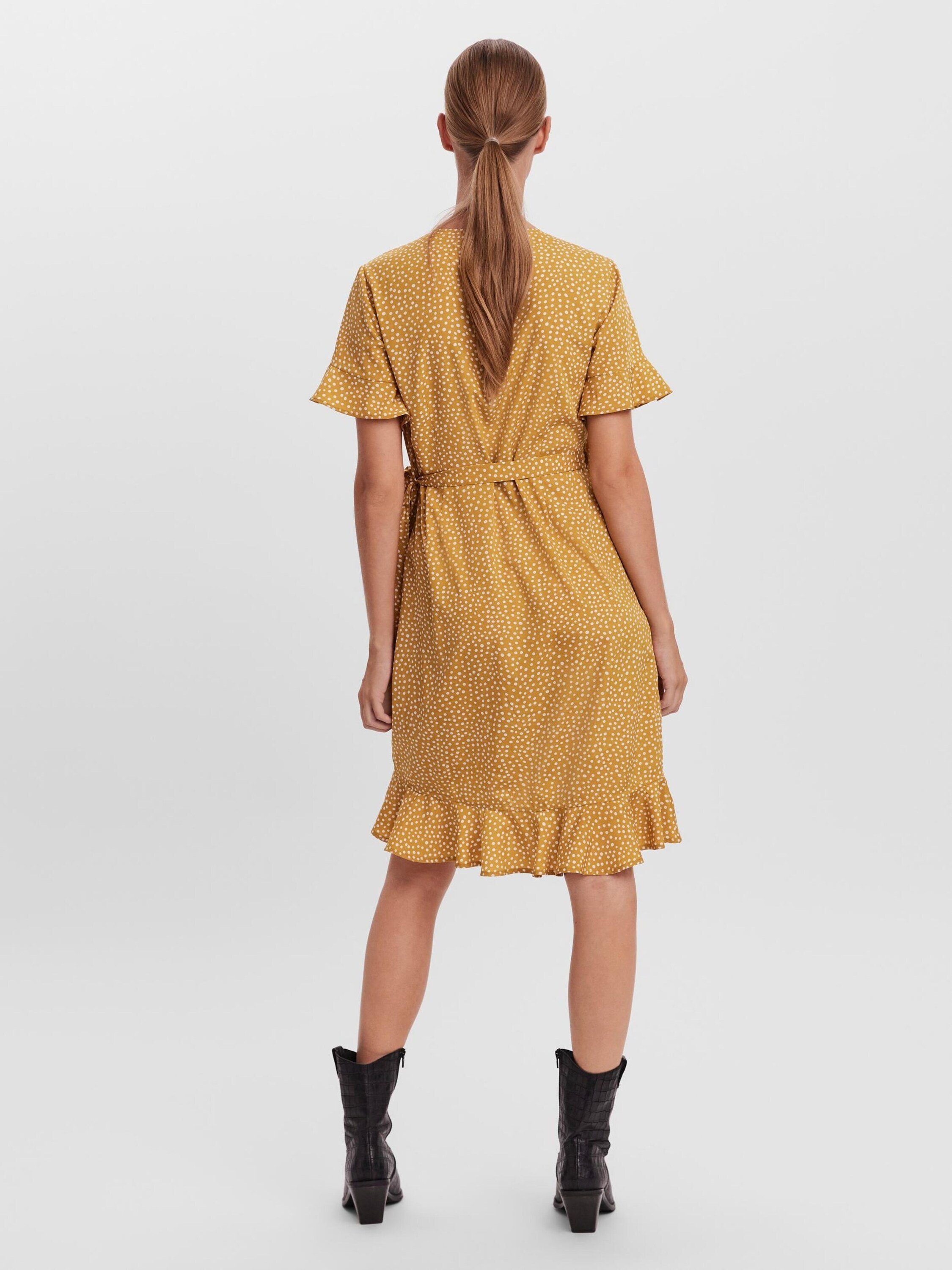 Vero Moda Minikleid VMHenna (1-tlg) Wickel-Design