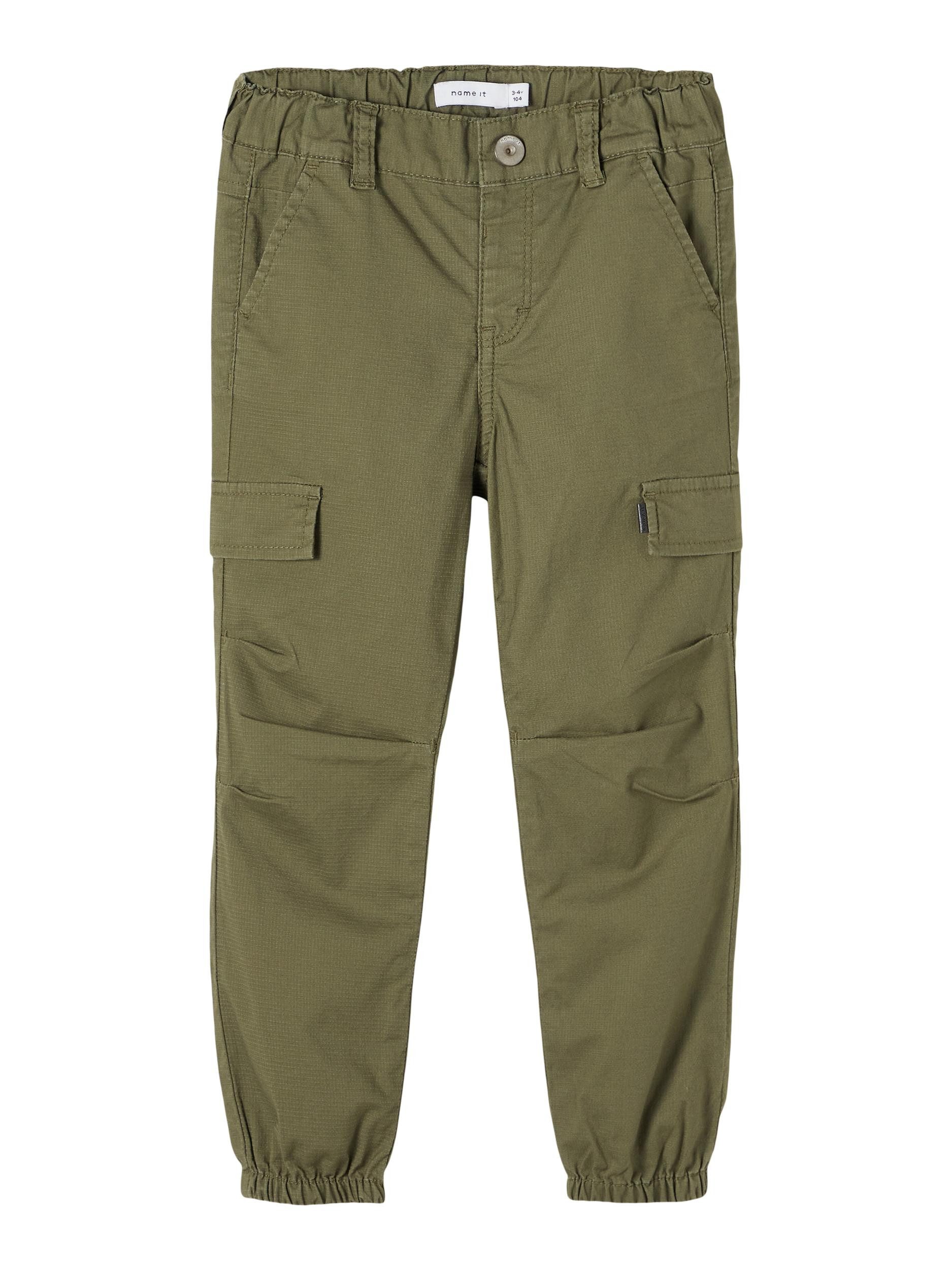 Name It Stoffhose Cargo Hose für Jungen Ivy Green 80 in Unifarbe