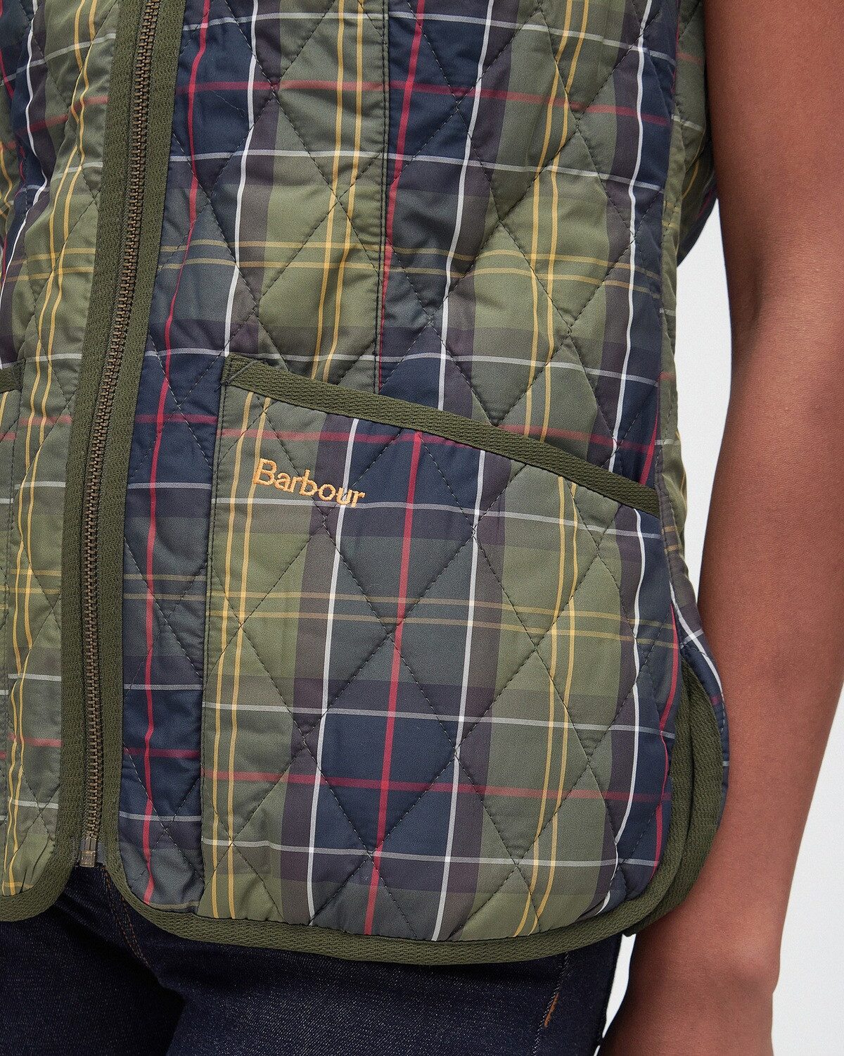 Barbour Steppweste Weste Tartan Betty