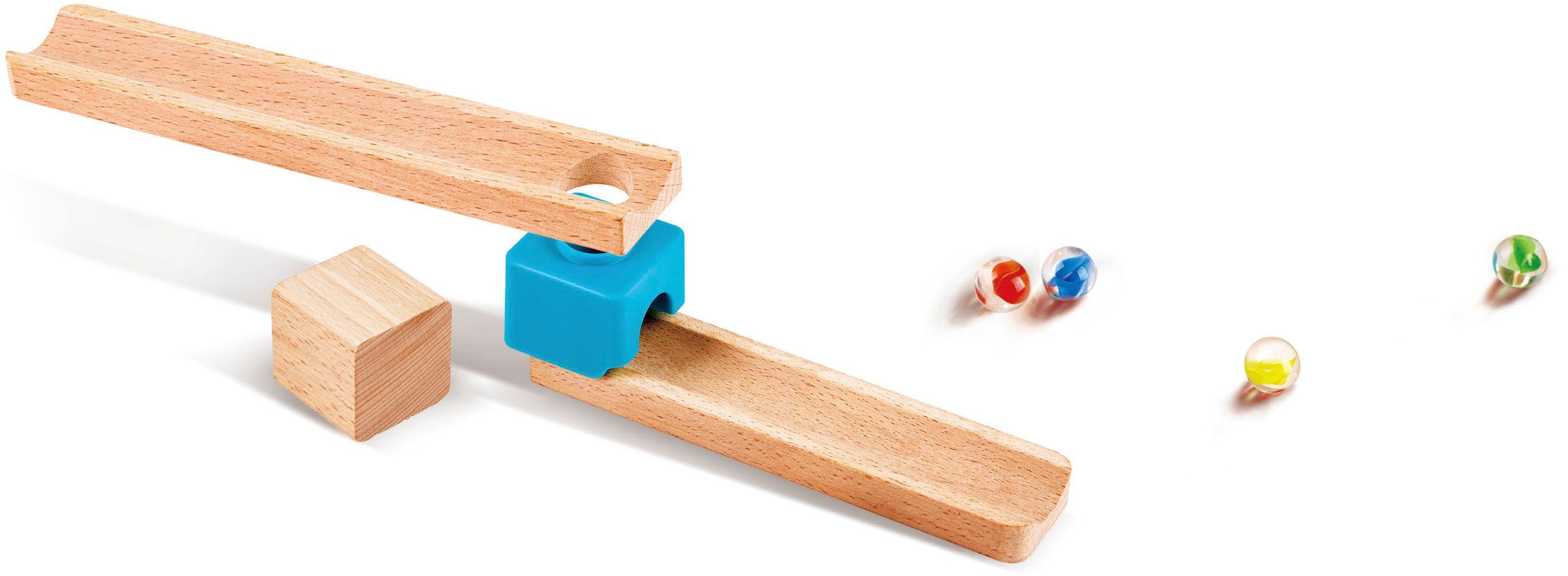 Hape Kugelbahn Rasante Murmelbahn mit Domino