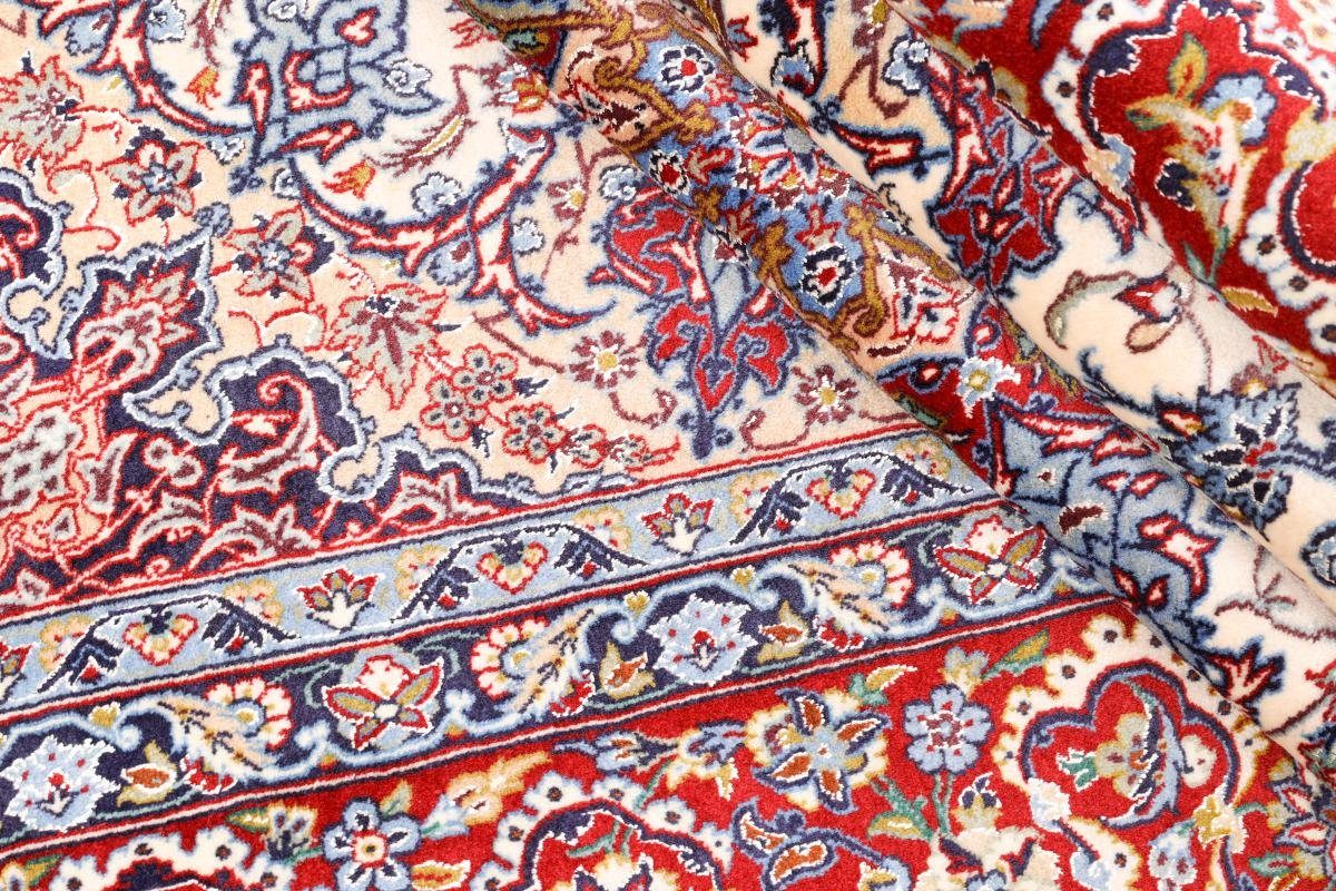 Höhe: Handgeknüpfter rechteckig, Isfahan Seidenkette 8 155x235 Nain Orientteppich, mm Orientteppich Trading,