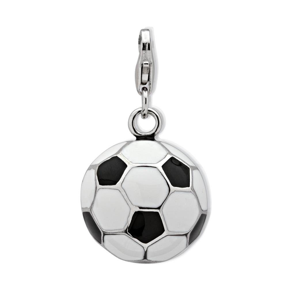 Unique Charm-Einhänger Exklusiver 925 Unique Silber Charm Fußball zum Einhängen CH0519