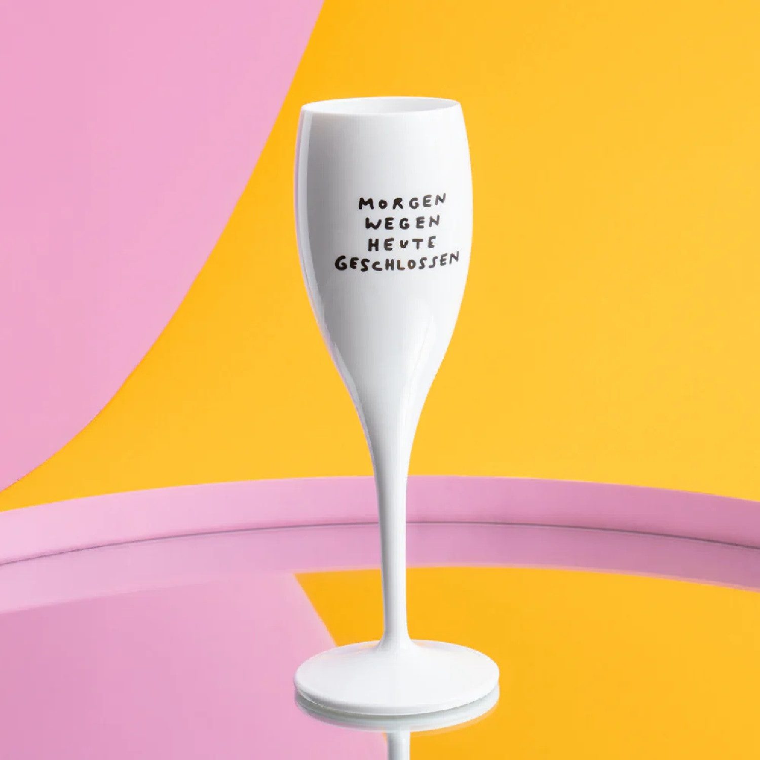 KOZIOL Sektglas Cheers No.1 morgen wegen heute geschlossen 100 ml, Superglas