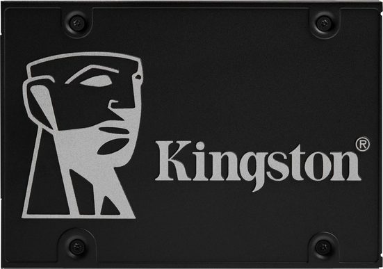Kingston »KC600 256GB« interne SSD (256 GB) 2,5" 550 MB/S Lesegeschwindigkeit, 500 MB/S Schreibgeschwindigkeit)