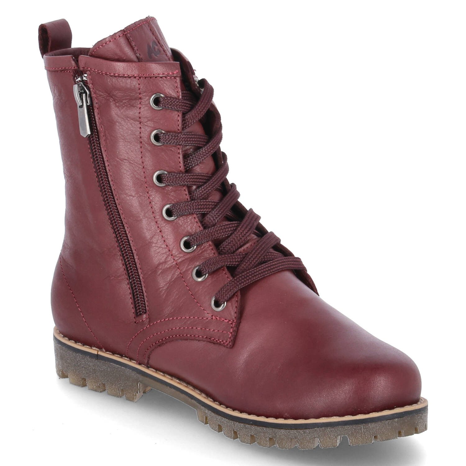 Andrea Conti Andrea Conti 0342847-582 burgund Damen Glattleder bordeaux Schnürstiefel