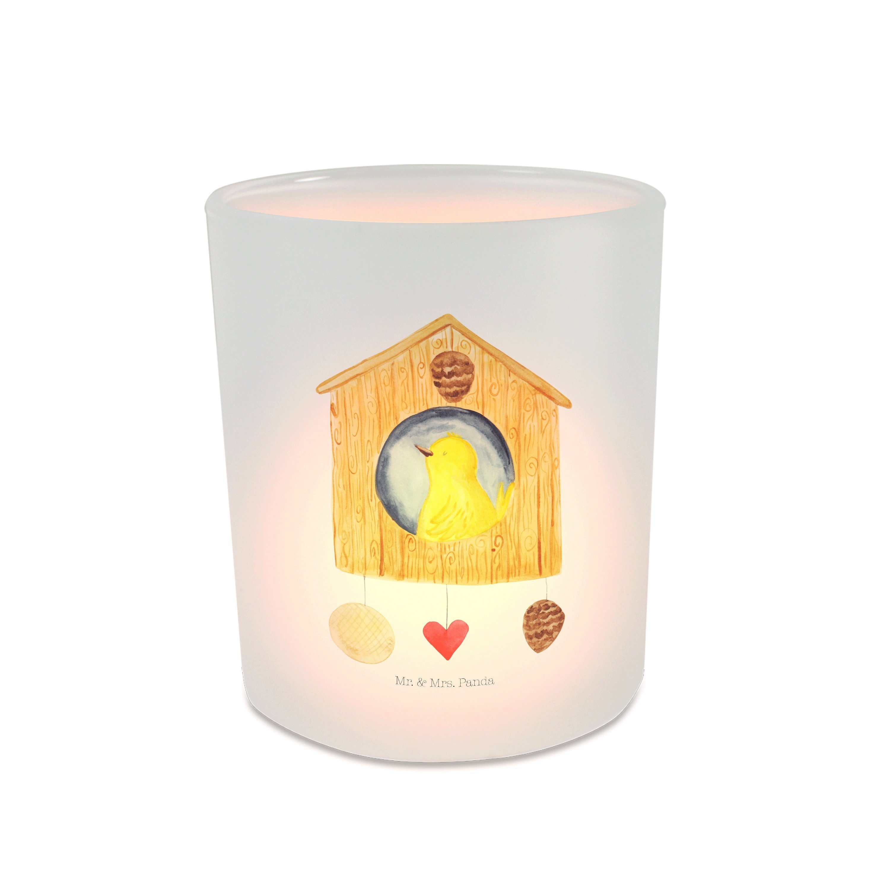 Mr. & Mrs. Panda Windlicht »Vogelhaus sweet Home Transparent
