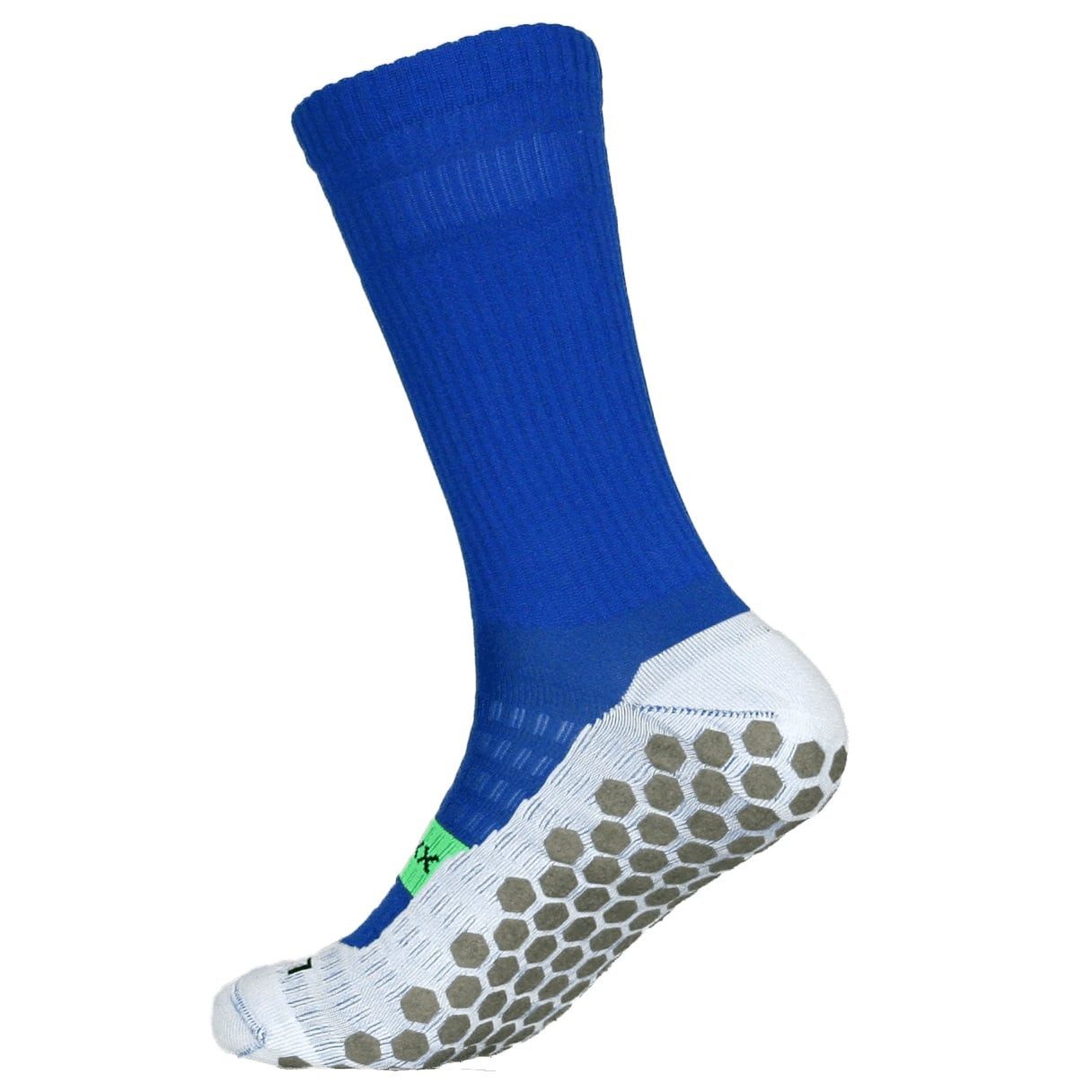 Shoesoxx Sportsocken Crew Cushion (Silikonstreifen, maximaler Halt im Schuh) royalblau