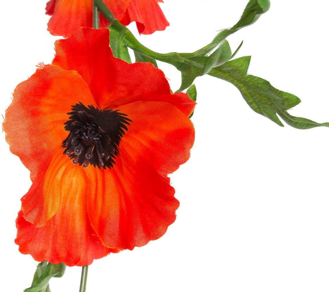 Kunstblume »Mohnblumen Girlande« Mohn, Botanic-Haus, Höhe 180 cm-kaufen