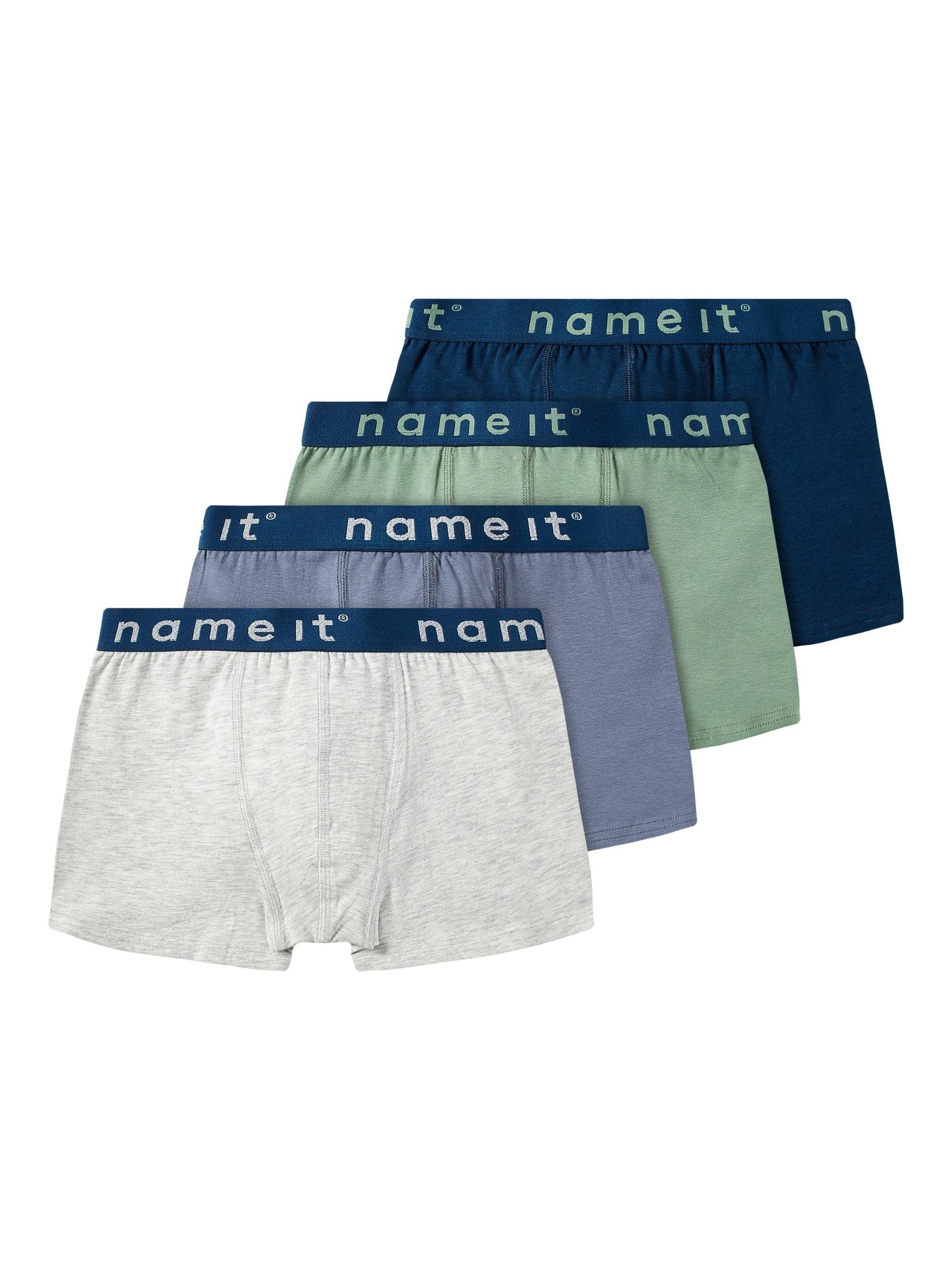 NAME IT Herren Boxershorts - Trunks In Rosa, Aus Bio-Baumwolle (95%) & Elasthan (5%)