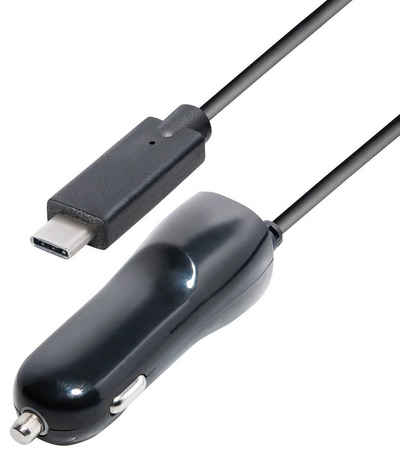 Maxtrack KFZ-Netzteil (USB-KFZ-Ladegerät mit 1,4 m Kabel (Typ-C-Stecker)