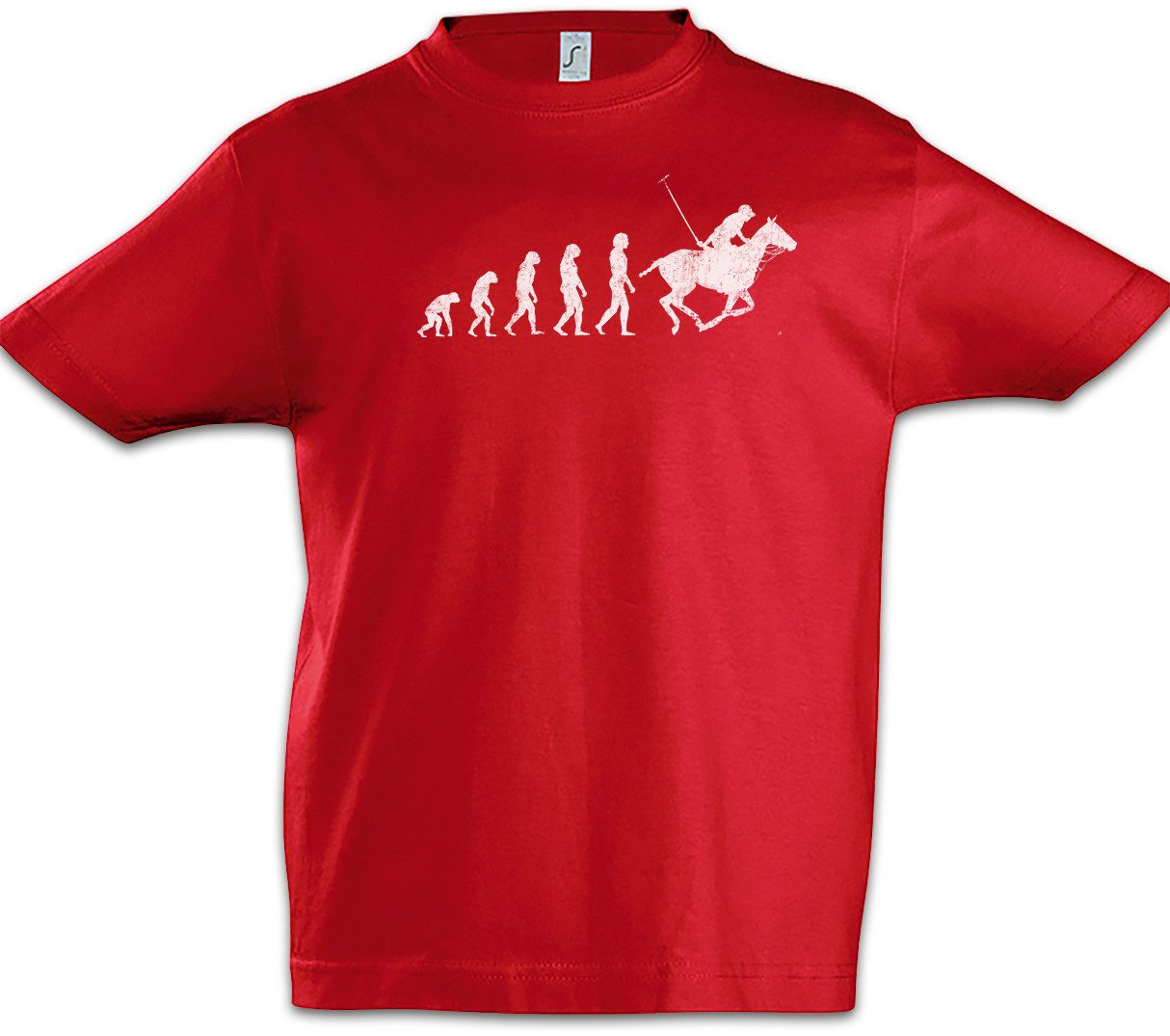 Print-Shirt Polo Evolution Kinder T-Shirt Player Game Sport Sports Coach Training