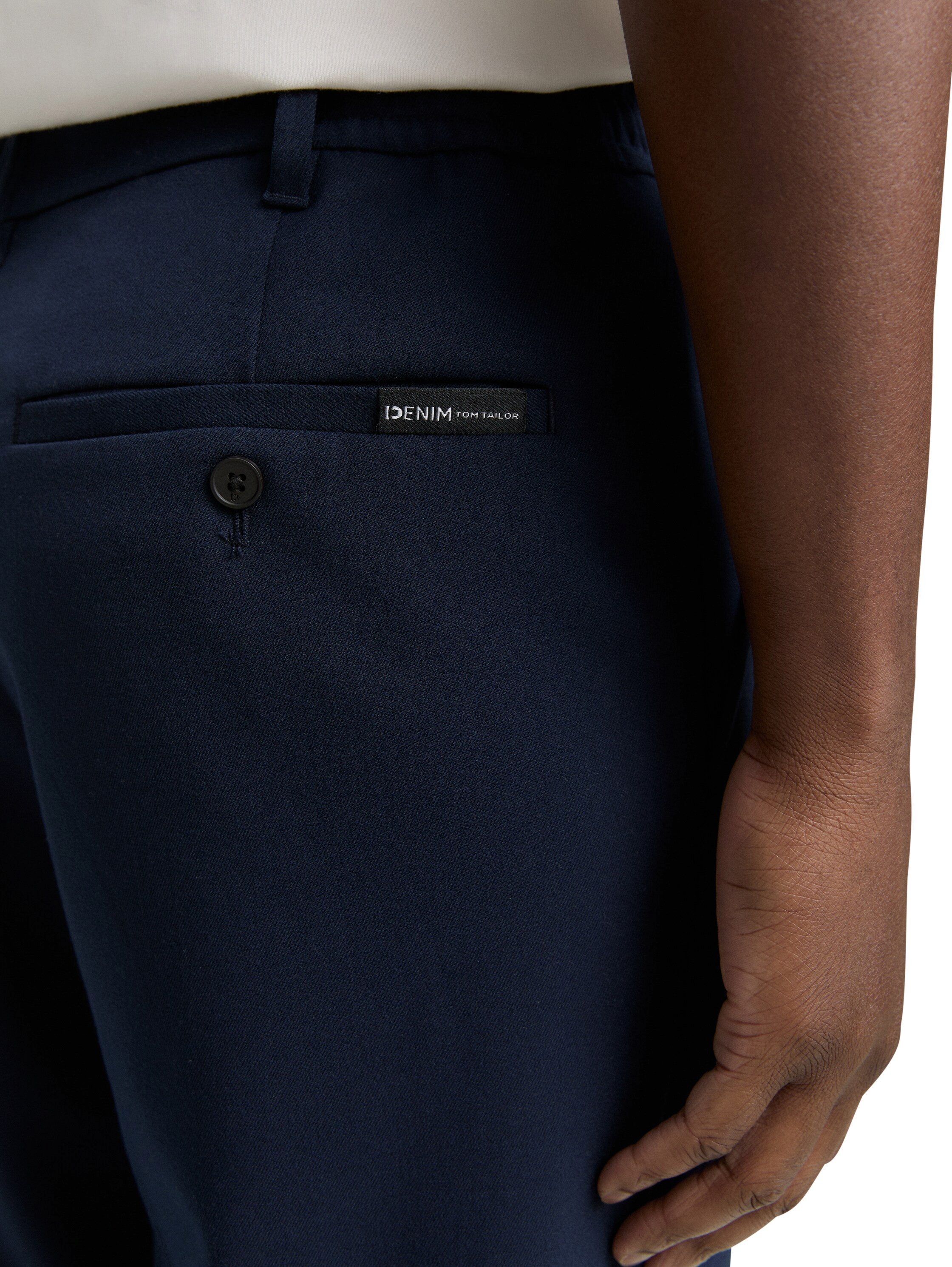 TOM TAILOR Denim Chinohose mit Bügelfalte