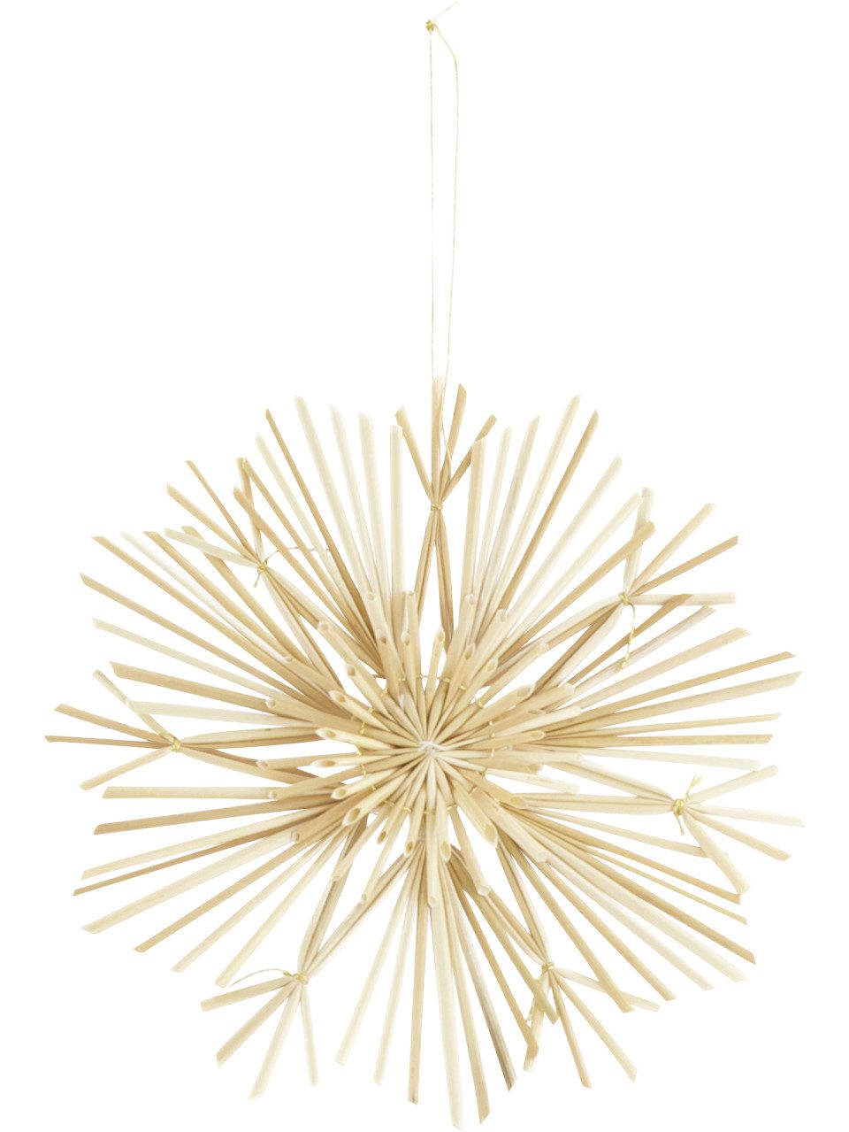 DIJK Christbaumschmuck Dijk Dekohänger aus Rattan 16 x 16 x 0,9 cm günstig online kaufen