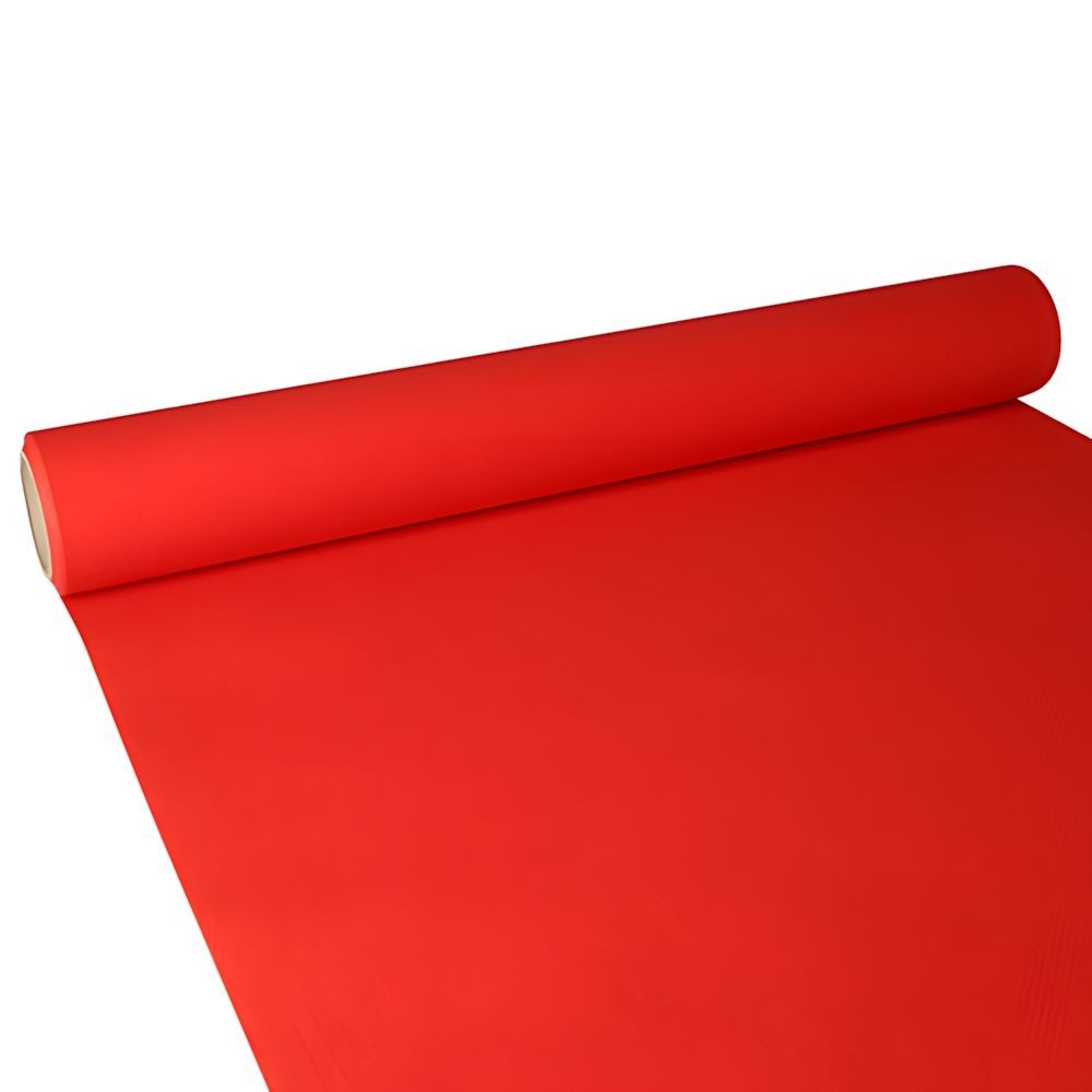 PAPSTAR Tischläufer Tischläufer, Tissue ROYAL Collection 3 m x 40 cm rot 6 Stk