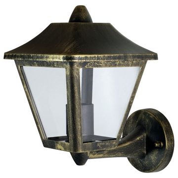 Ledvance Deckenleuchte Wandleuchte Endura in Altmessing E27 IP44 stehend, keine Angabe, Leuchtmittel enthalten: Nein, warmweiss, Aussenlampe, Aussenwandleuchte, Outdoor-Leuchte