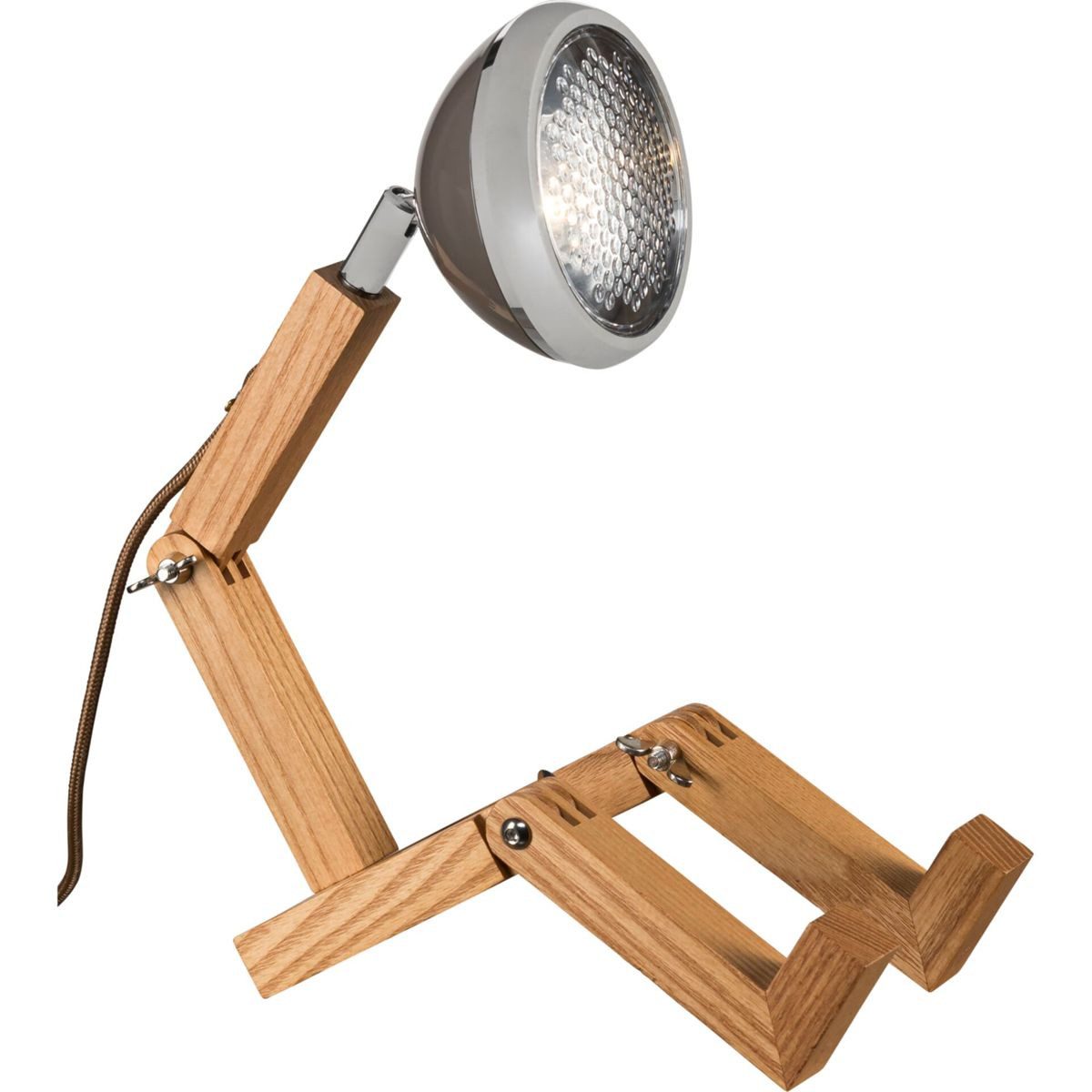 Piffany Copenhagen ApS Tischleuchte Piffany Mr. Wattson - Mini Tischlampe, Lava grey