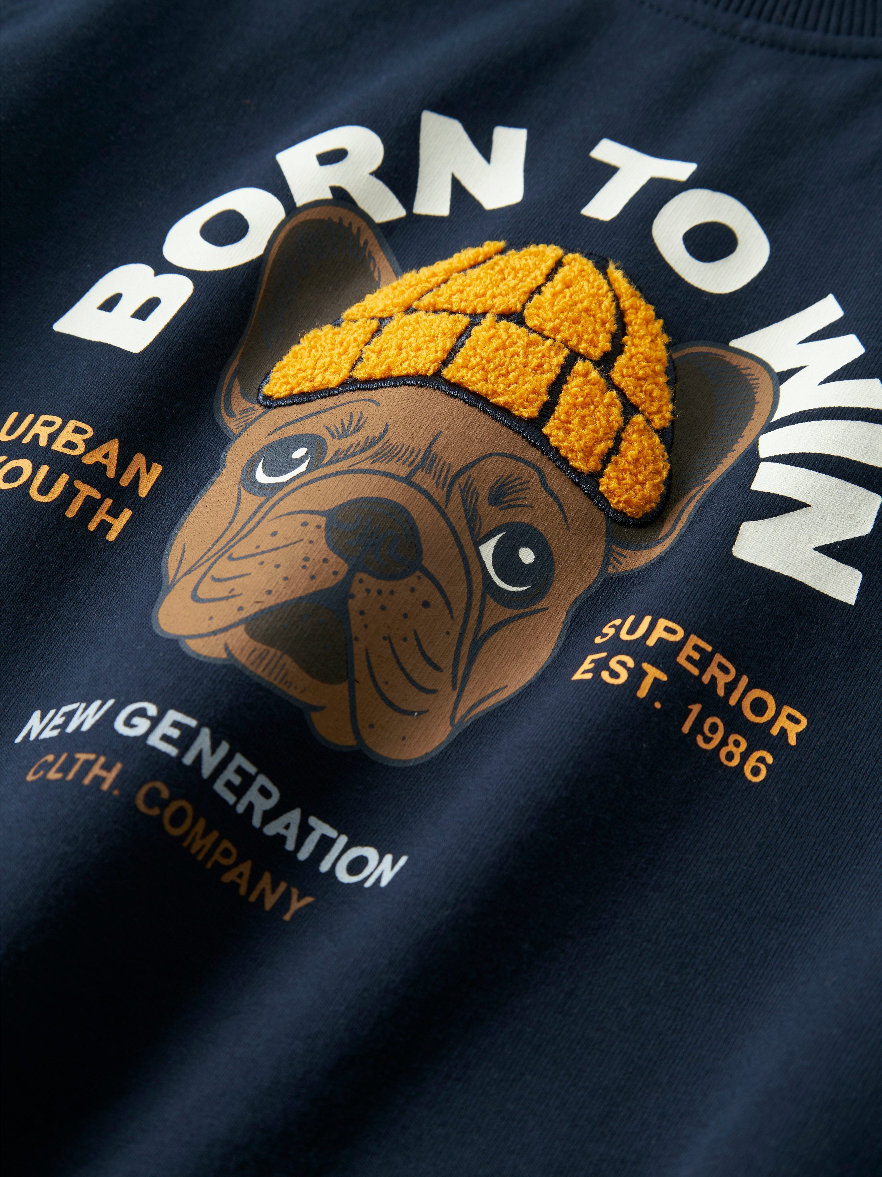 Name It Sweatshirt NMMRIGUNA LS NREG SWEAT BRU BOX