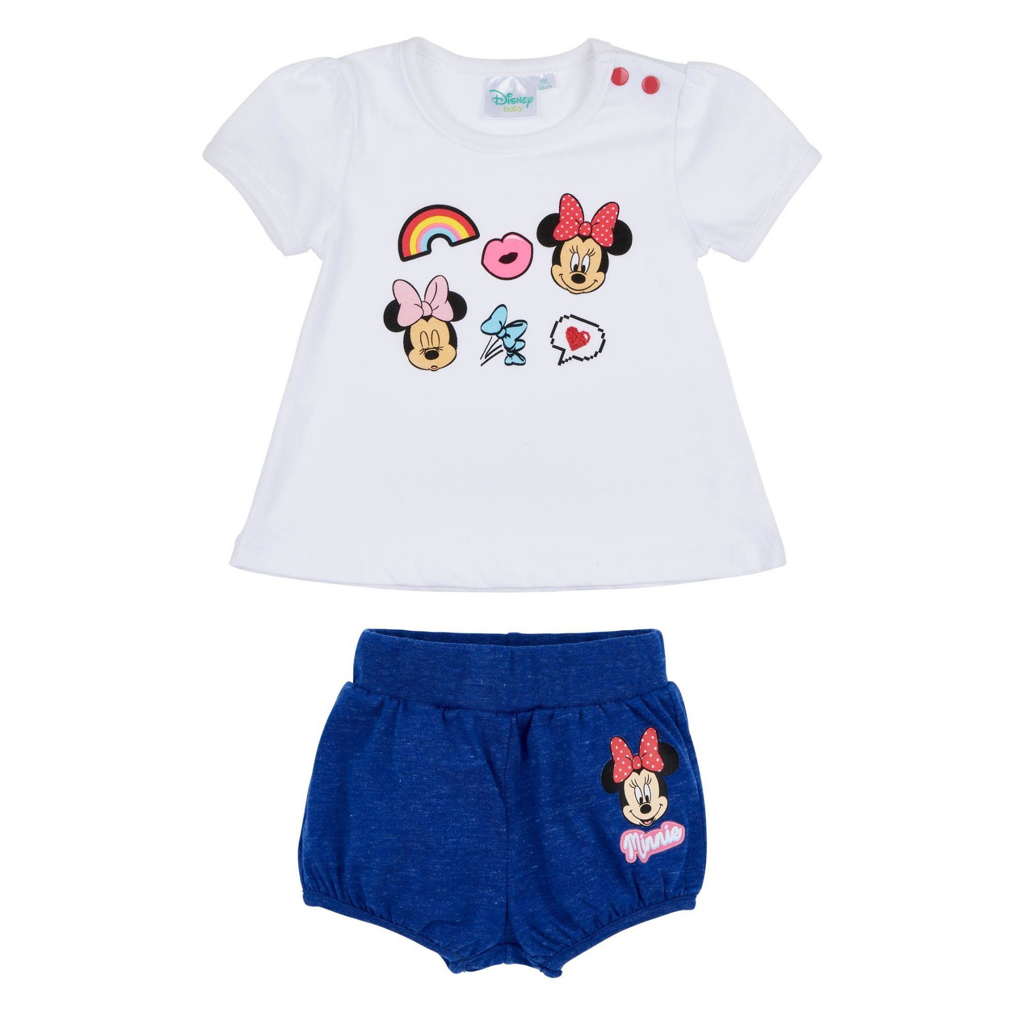 Disney Minnie Mouse Shorts & T-Shirt
