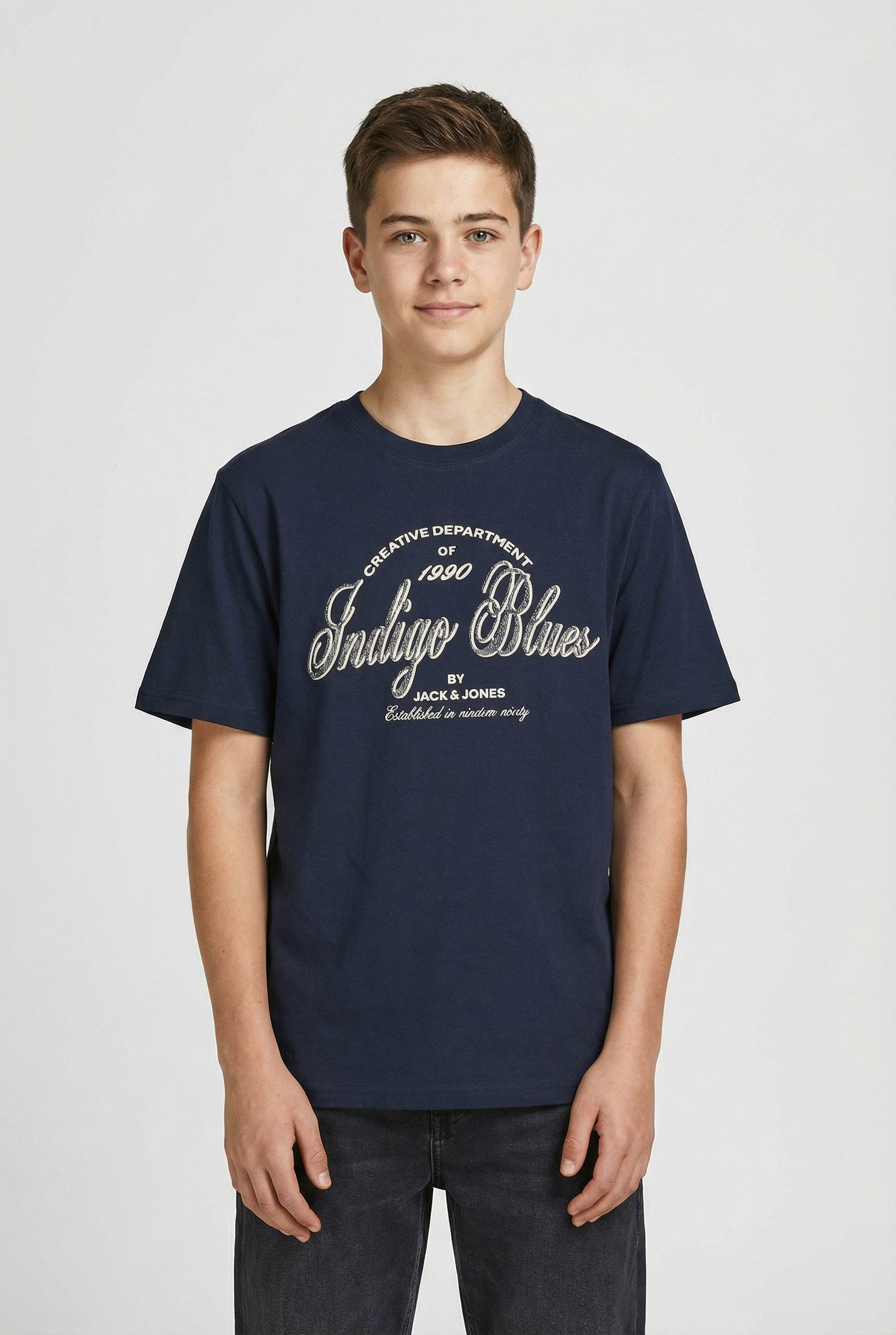 Jack & Jones Junior Rundhalsshirt JJEDENVER GRAPHIC TEE SS O-NECK JNR