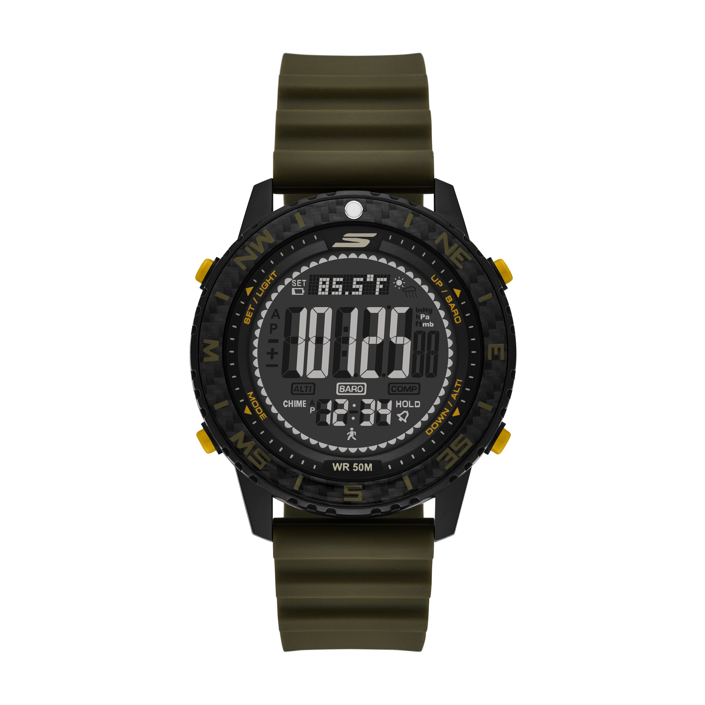 Skechers Chronograph Adventure Sport SRP002, Quarzuhr, Armbanduhr, Herrenuhr, Silikonarmband, digital, Tag