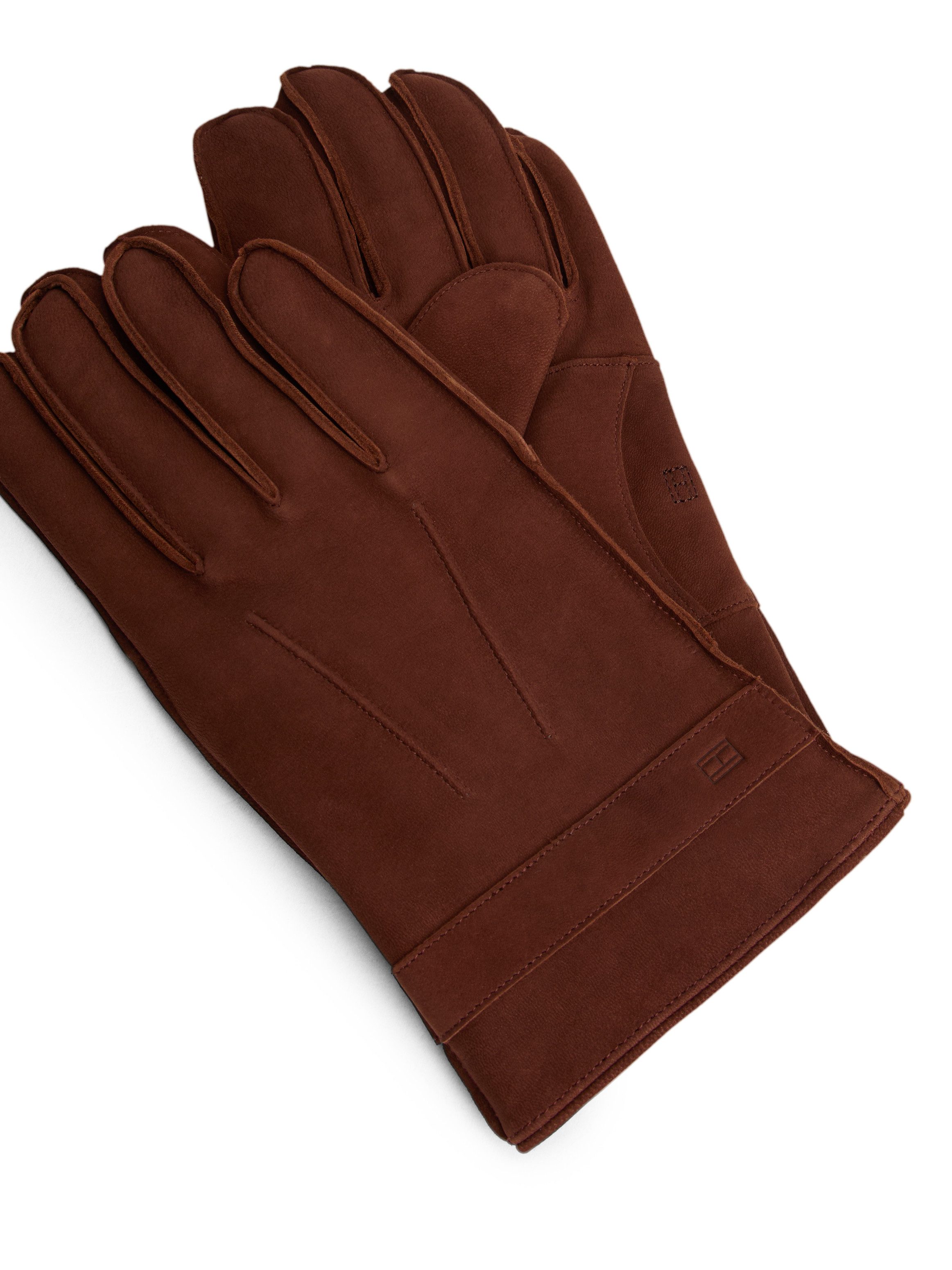 Tommy Hilfiger Lederhandschuhe TH FLAG NUBUCK GLOVES günstig online kaufen