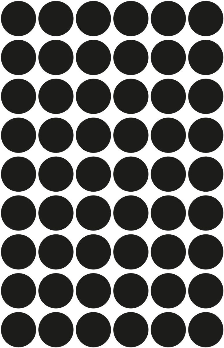 Avery Zweckform Etiketten Markierungspunkte 12mm VE=270 Stück schwarz