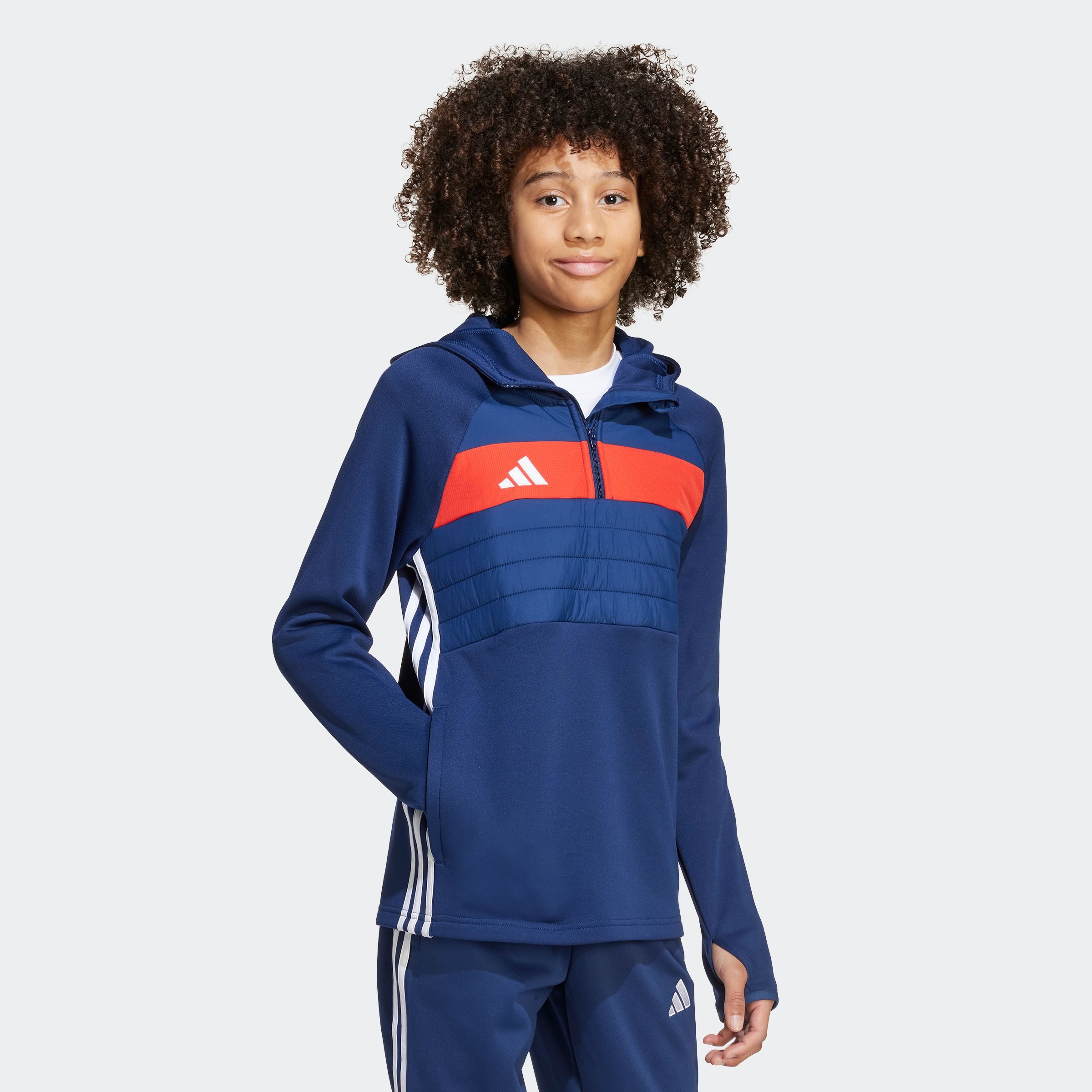 adidas Performance Kapuzensweatshirt TIRO 25 ESSENTIALS WINTERIZED TRAININGSOBERTEIL FÜR KINDER