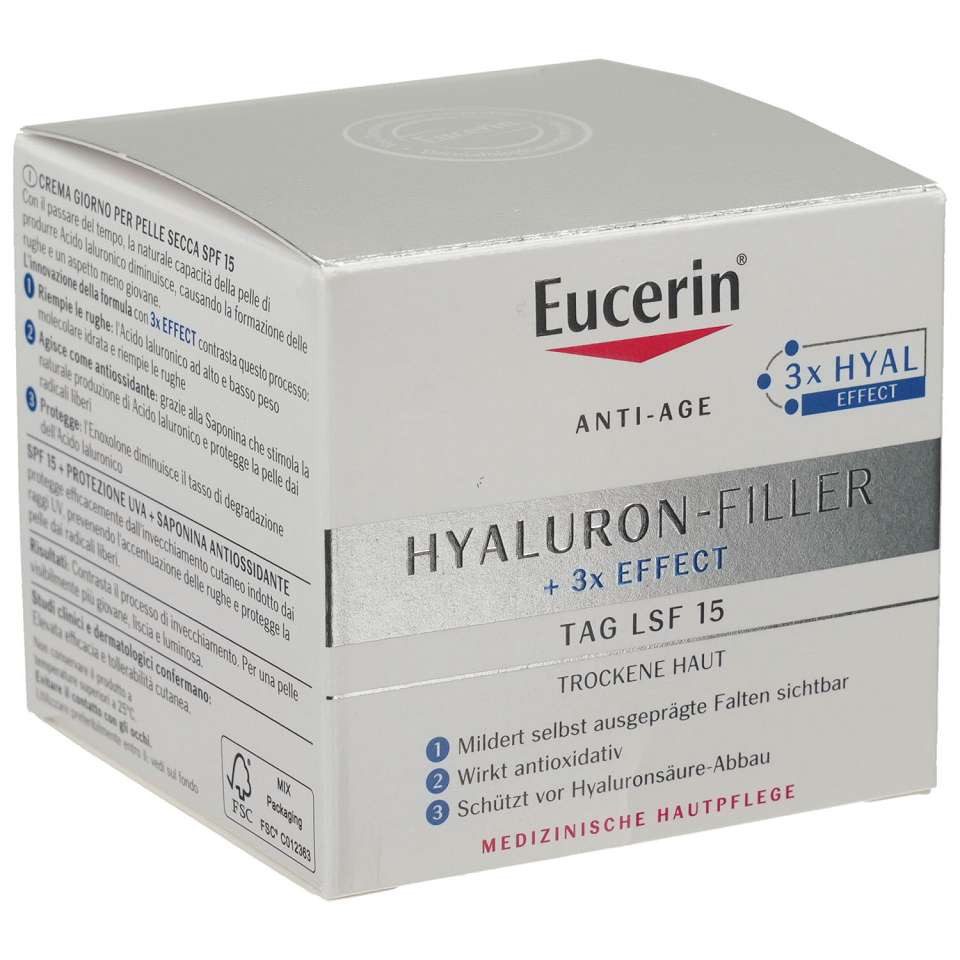 Eucerin Gesichtspflege EUCERIN Anti-Age Hyaluron-Filler Tag t.H.LSF 15 50ml PZN 07608420