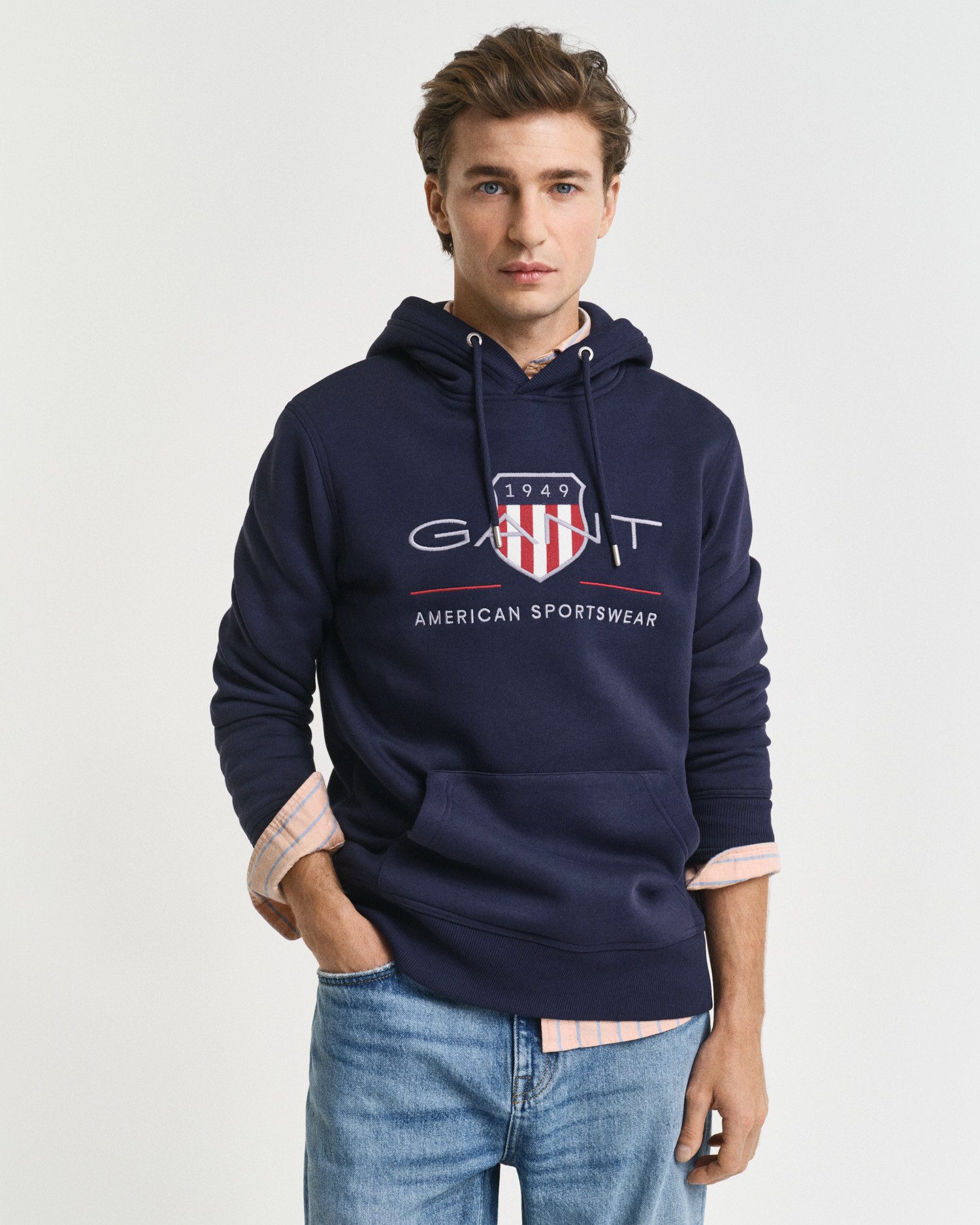 Gant Hoodie REG ARCHIVE SHIELD HOODIE mit modischer Logostickerei auf der B günstig online kaufen