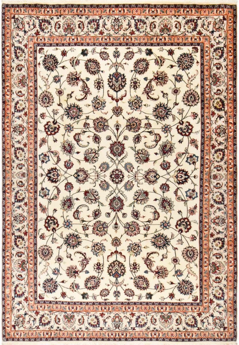 Orientteppich Mashhad 243x348 Handgeknüpfter Orientteppich / Perserteppich, Nain Trading, rechteckig, Höhe: 12 mm