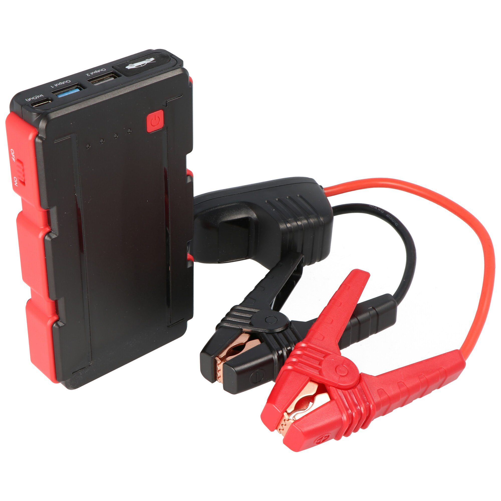 AccuCell Jumpstarter, der kompakte KFZ-Starthilfe-Powerakku mit Powerbank-  und Akku 7200 mAh (5,0 V)