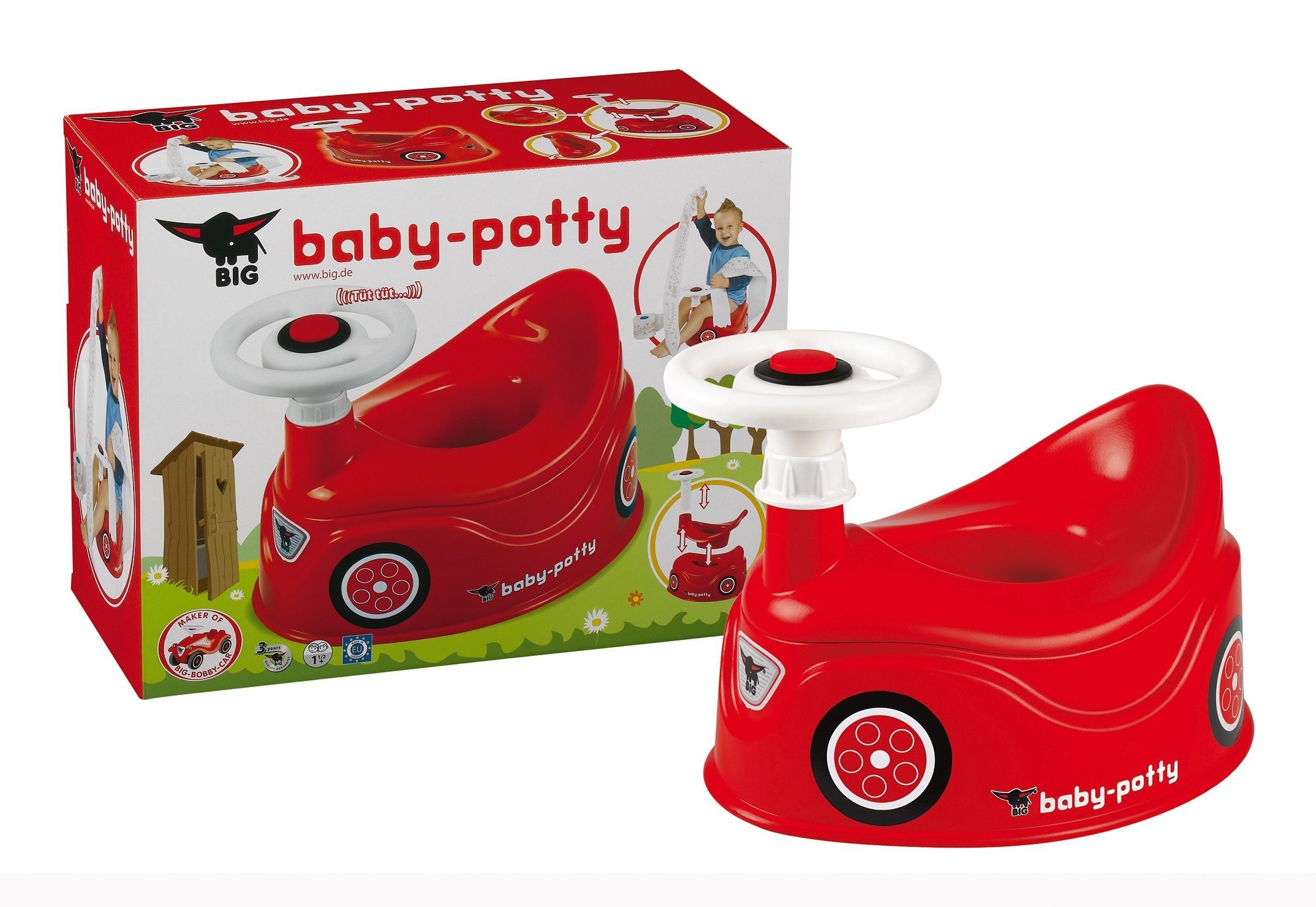 BIG potty BIG baby potty, in BIG Bobby Car design; Made in Germany