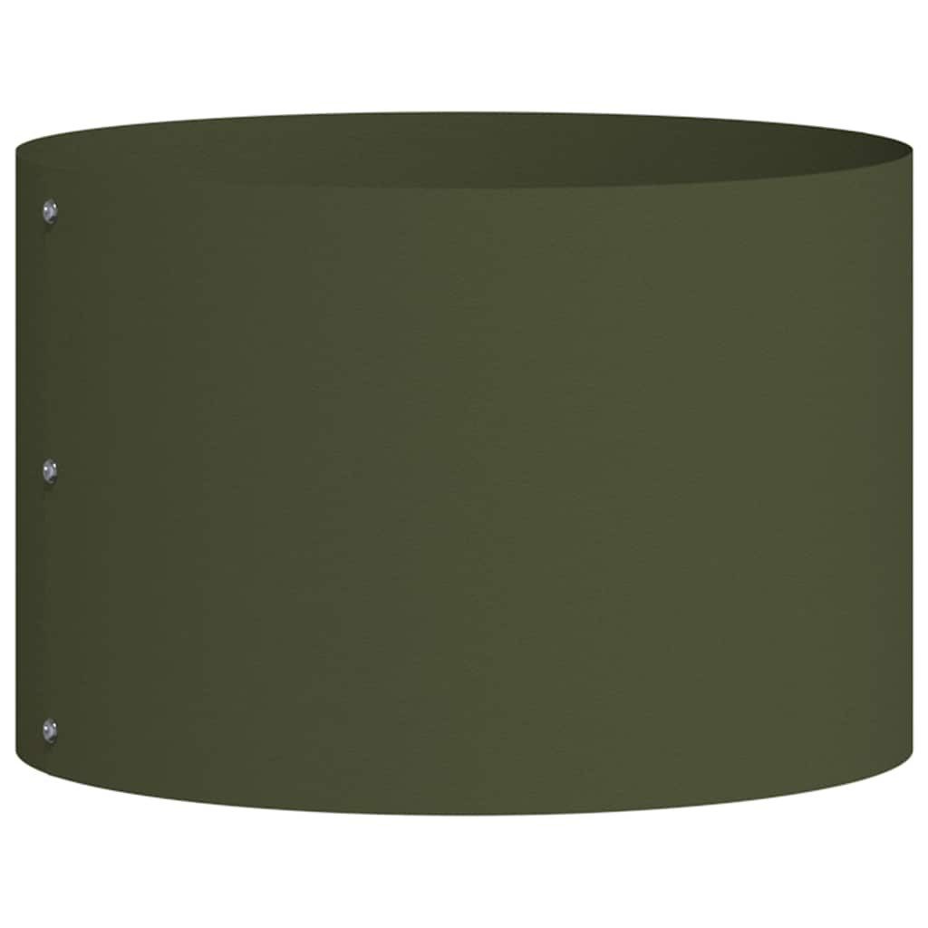 vidaXL Blumentopf Gartenblumentopf Olivgrün 30 x günstig online kaufen