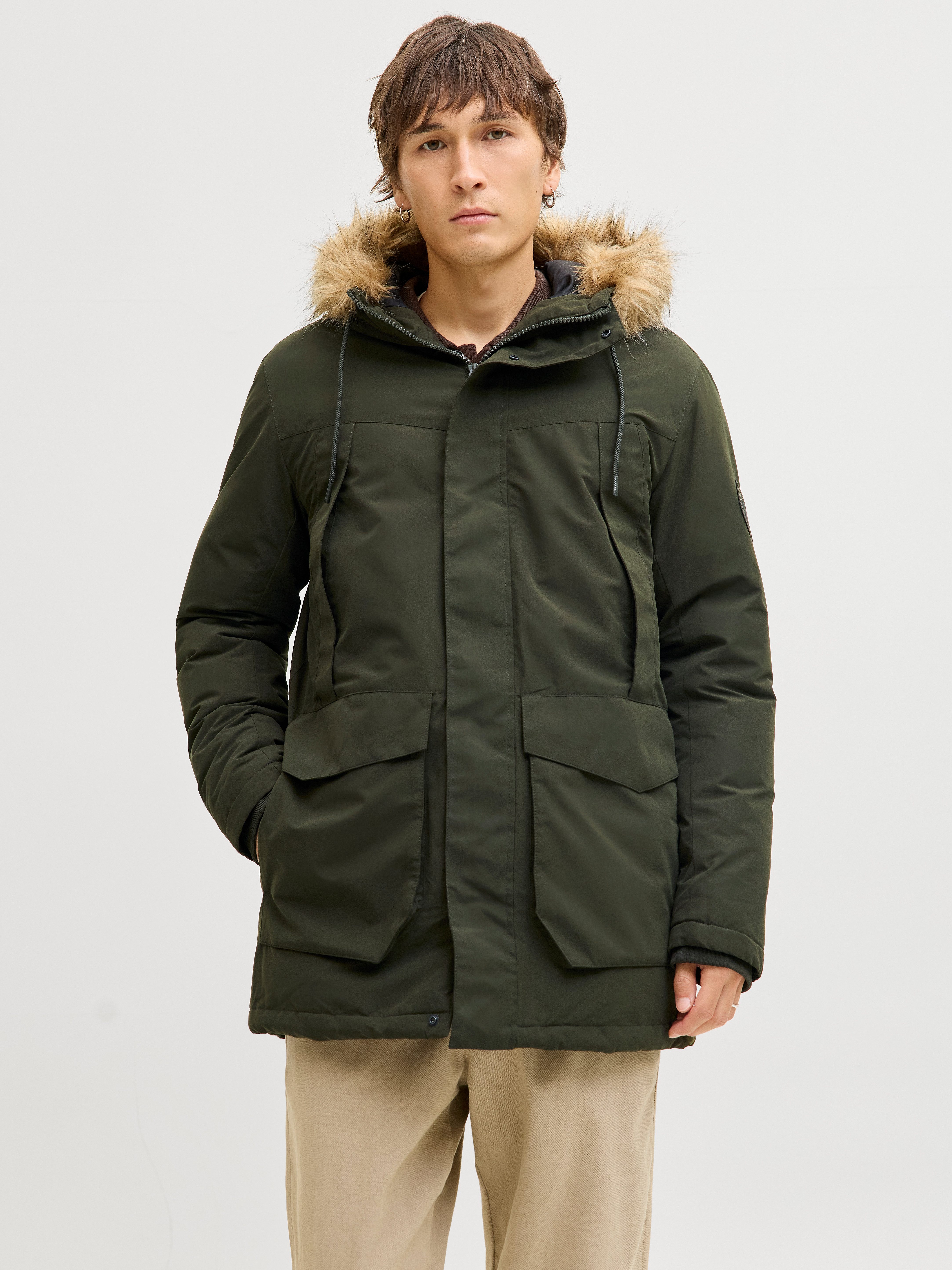 Jack & Jones Parka JJCAMP FAUX FUR PARKA BF