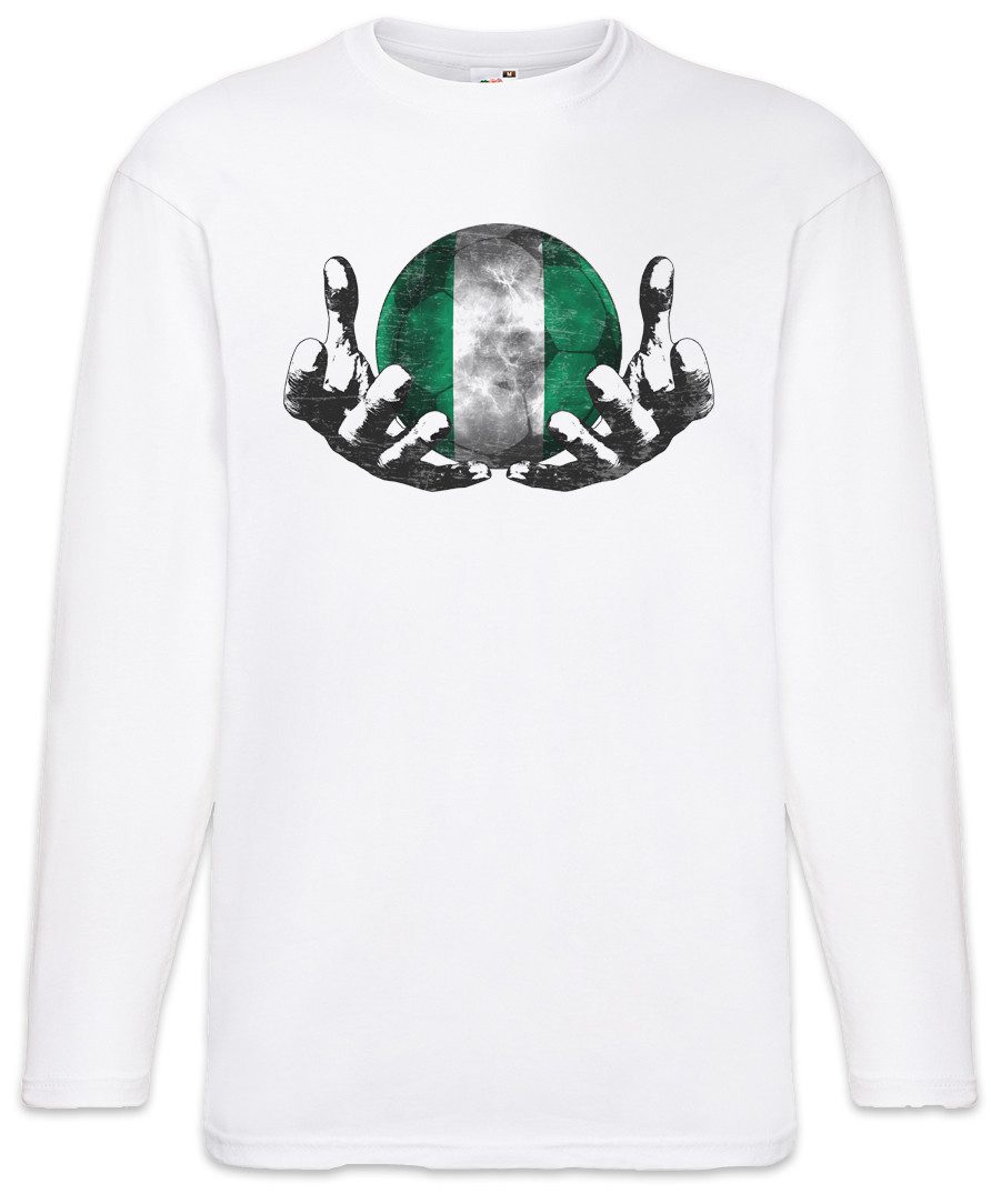 Langarmshirt Nigeria Football Magic Ball Langarm T-Shirt Nigerien Nigerianisch