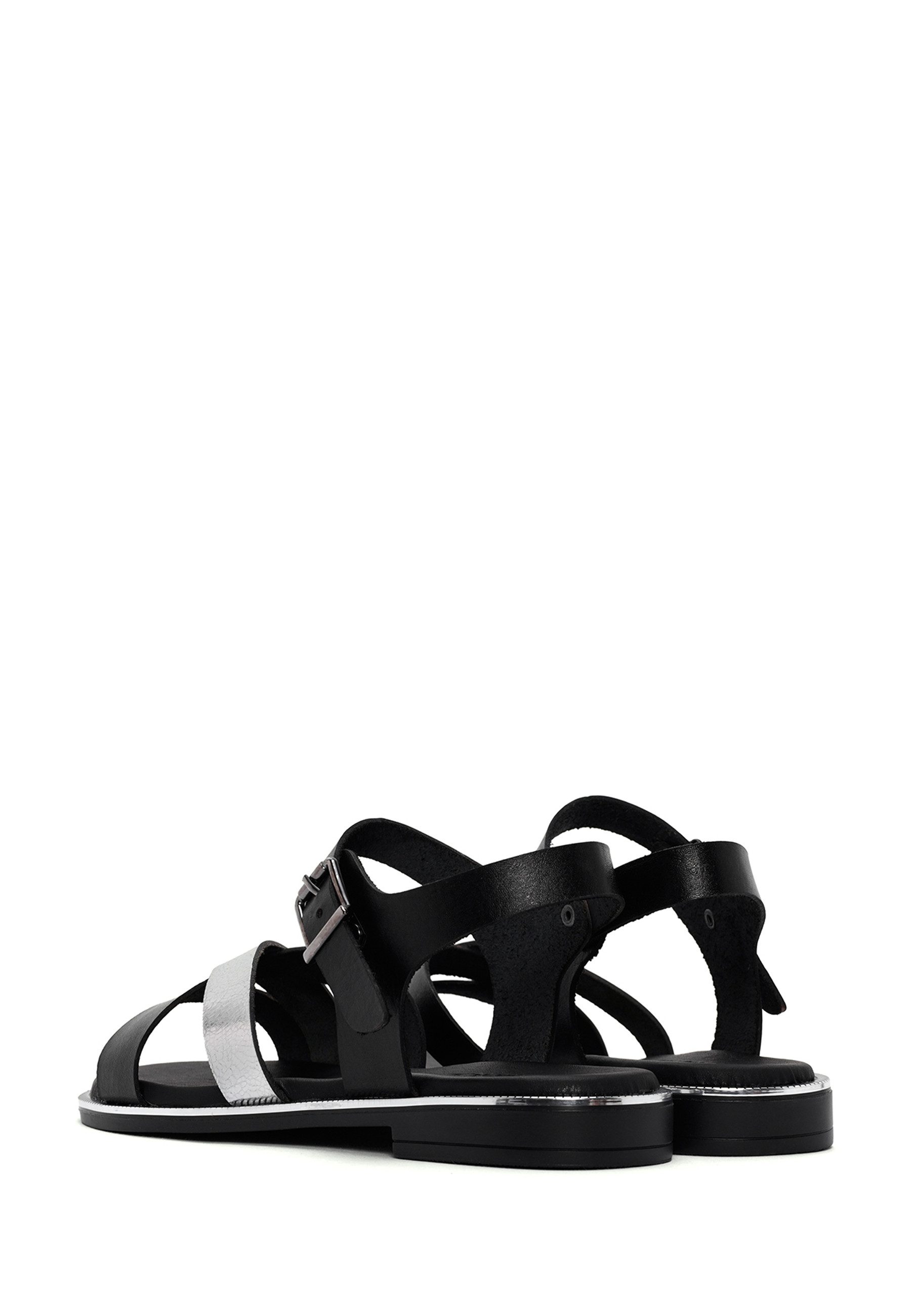 Derimod Sandalen aus Leder Sandale Echtleder, TPU-Sohle, Knöchelriemen, Flaches Profil – Bild 5 von 5