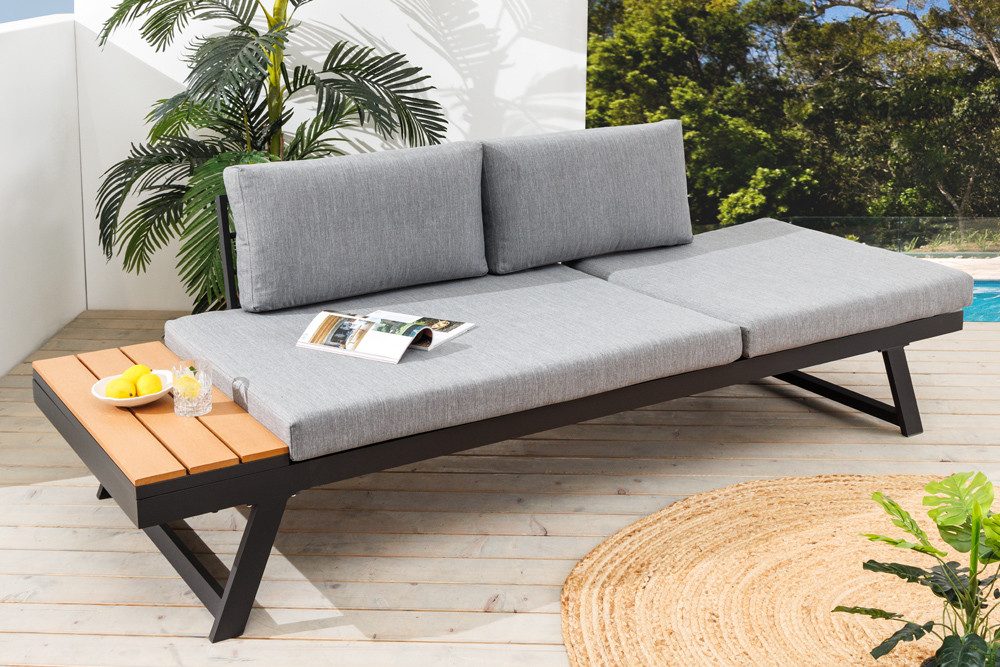 riess-ambiente Loungesofa MODULAR MIAMI 230cm grau günstig online kaufen