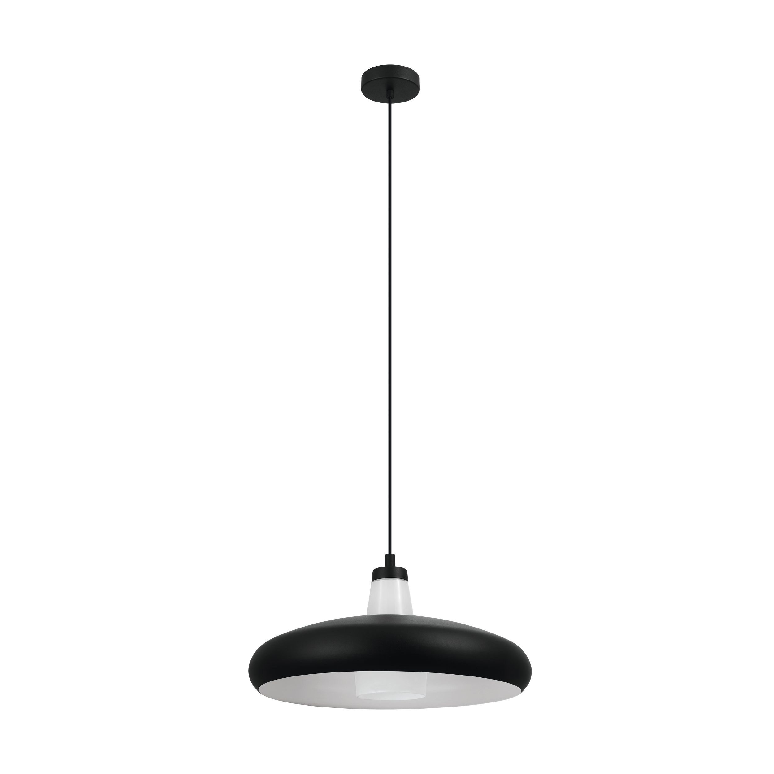 EGLO LED-Hängeleuchte Tabanera-c, Leuchtmittel inklusive, Pendelleuchte, Hängelampe, Stahl, Glas, Pendellampe, RGB, dimmbar