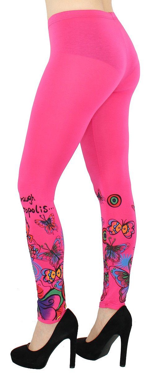dy_mode Leggings Bunt geblümte Damen Leggings günstig online kaufen