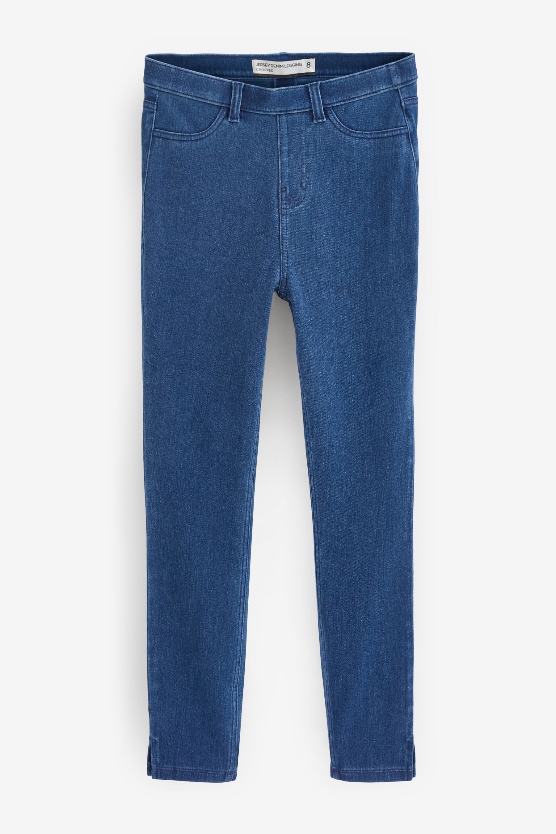 Next Jeansleggings Verkürzte Denim-Leggings aus Jersey, günstig online kaufen