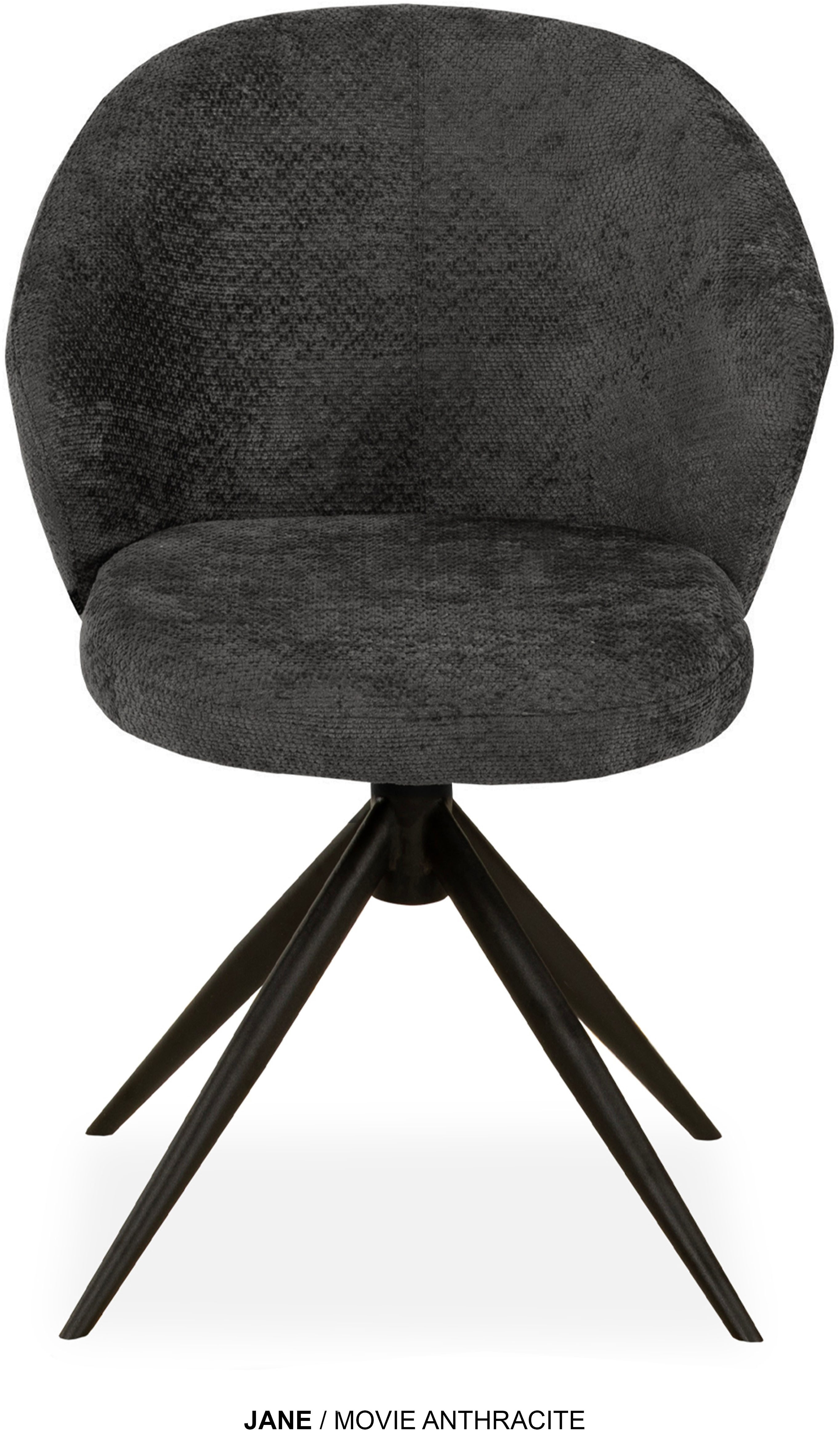 OMG Design Esszimmerstuhl Jane (Set, 1 St), Drehstuhl mit auto-return, Schalenstuhl