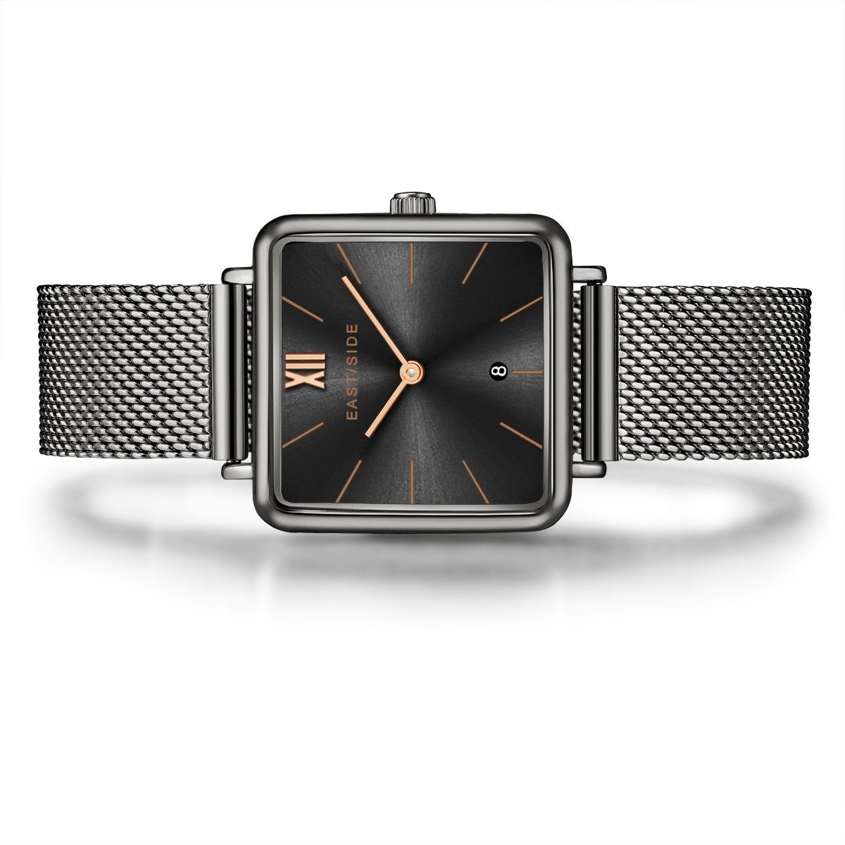 Eastside Quarzuhr Grand anthrazit, mit Edelstahl-Armband günstig online kaufen